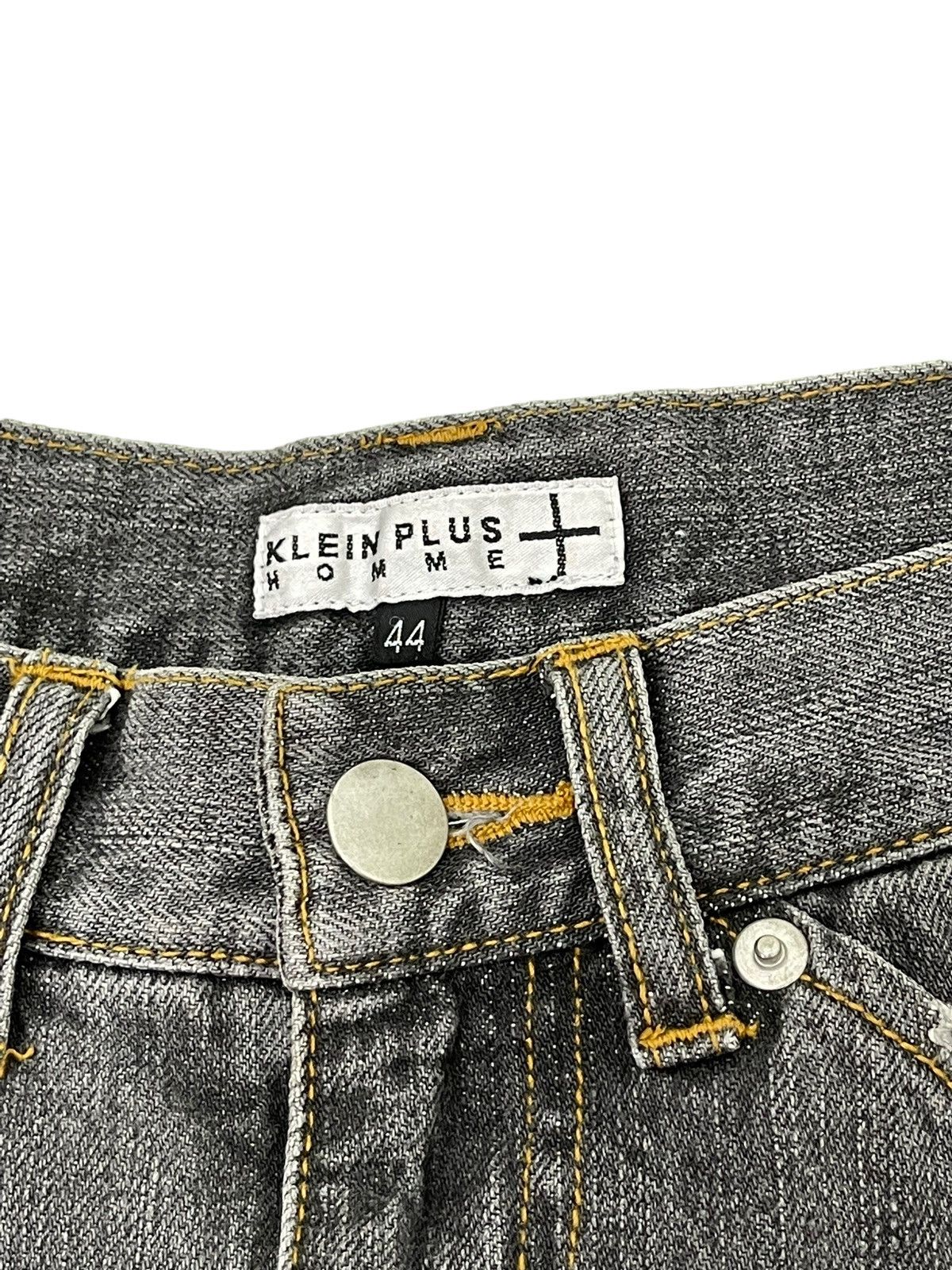 Japanese Brand Flare Jeans Klein Plus Homme Distress Slim Boot Cut 5🟦9 Size US 29 - 10 Thumbnail