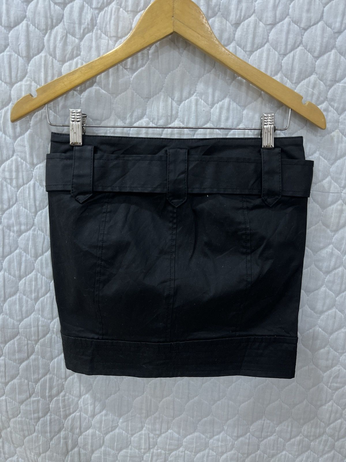 Uniqlo (Rrrr). UNIQLO COATED CLOTH BELT SKIRTS Size 29" - 4 Thumbnail