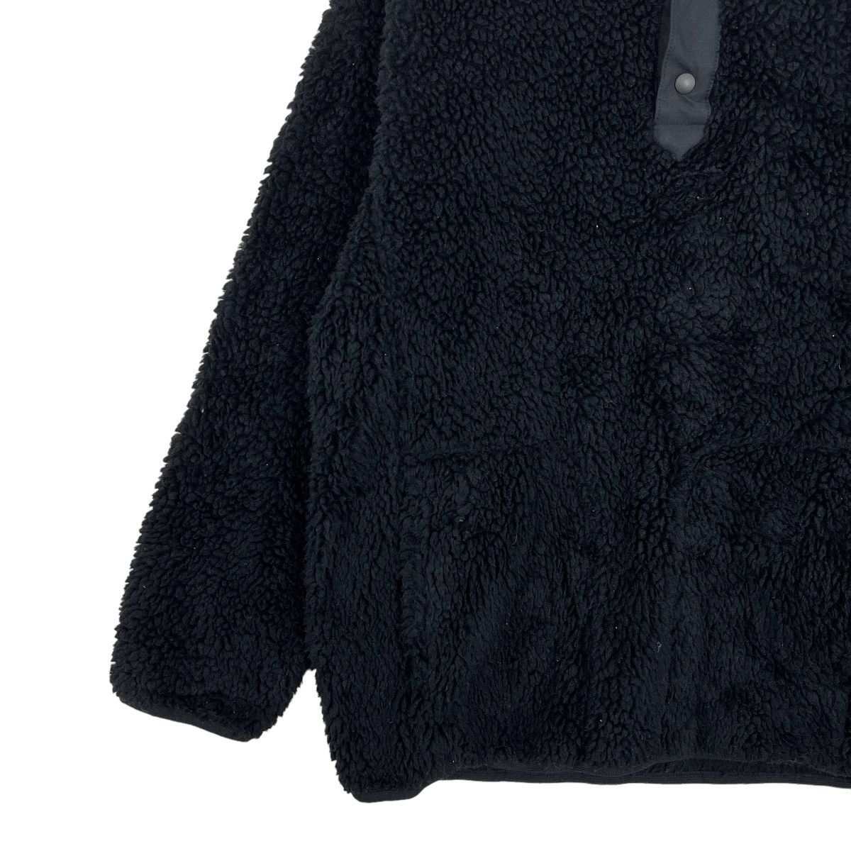 White Mountaineering 🔥 Medium Fleece Oversized Long-Sleeve Pullover Jacket Size US M / EU 48-50 / 2 - 4 Thumbnail