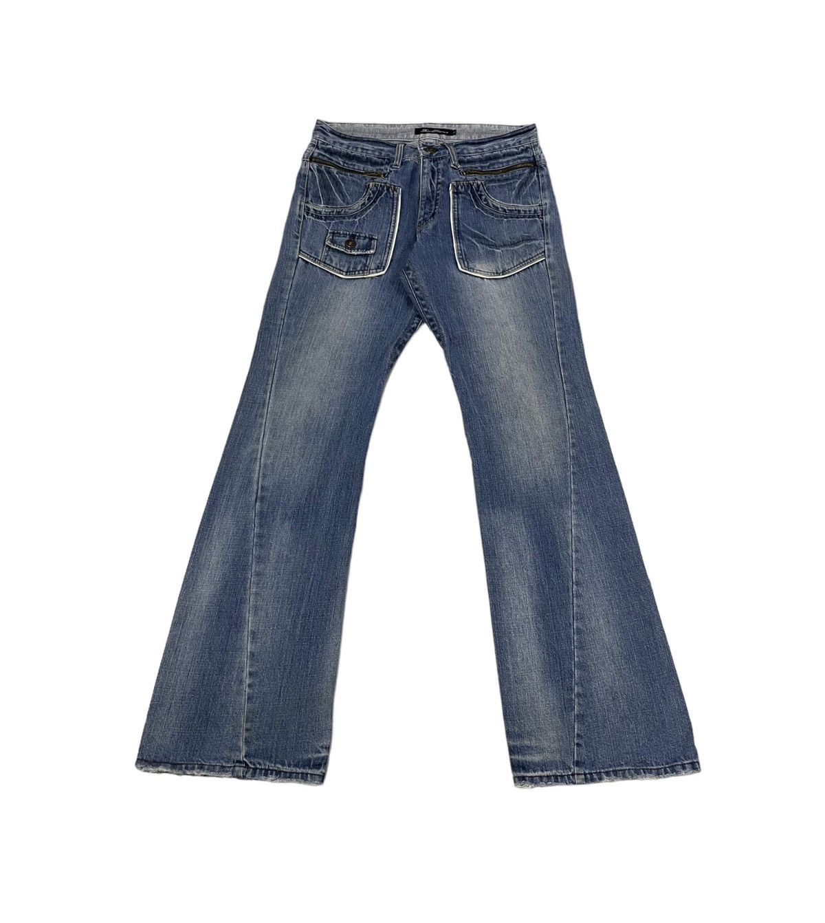 PPFM Vintage RootThree Japan Flare Jeans Size US 31 - 1 Thumbnail