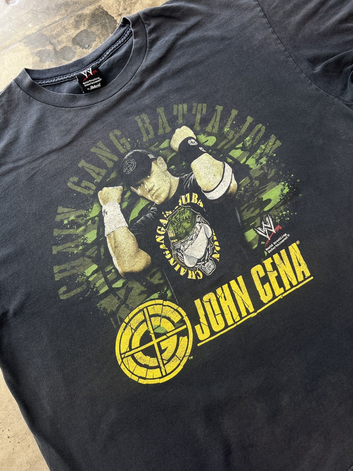 Maillot WWE John Cena Chain Gang – Camo 2004 – Vintage Taille M Occasion