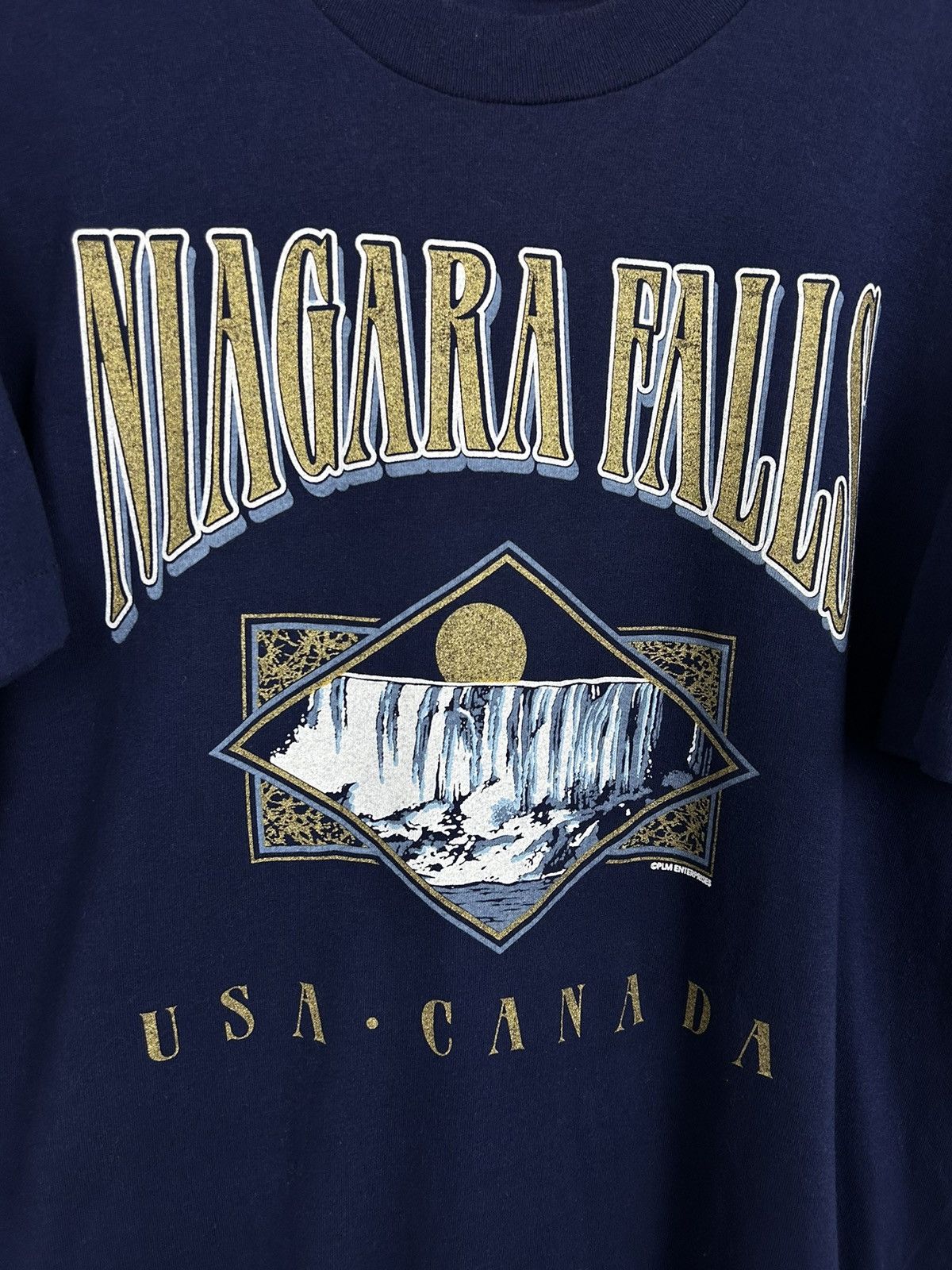 Vintage 90s Vintage Niagara Falls USA Canada Single Stitch T-Shirt Size US XL / EU 56 / 4 - 2 Thumbnail