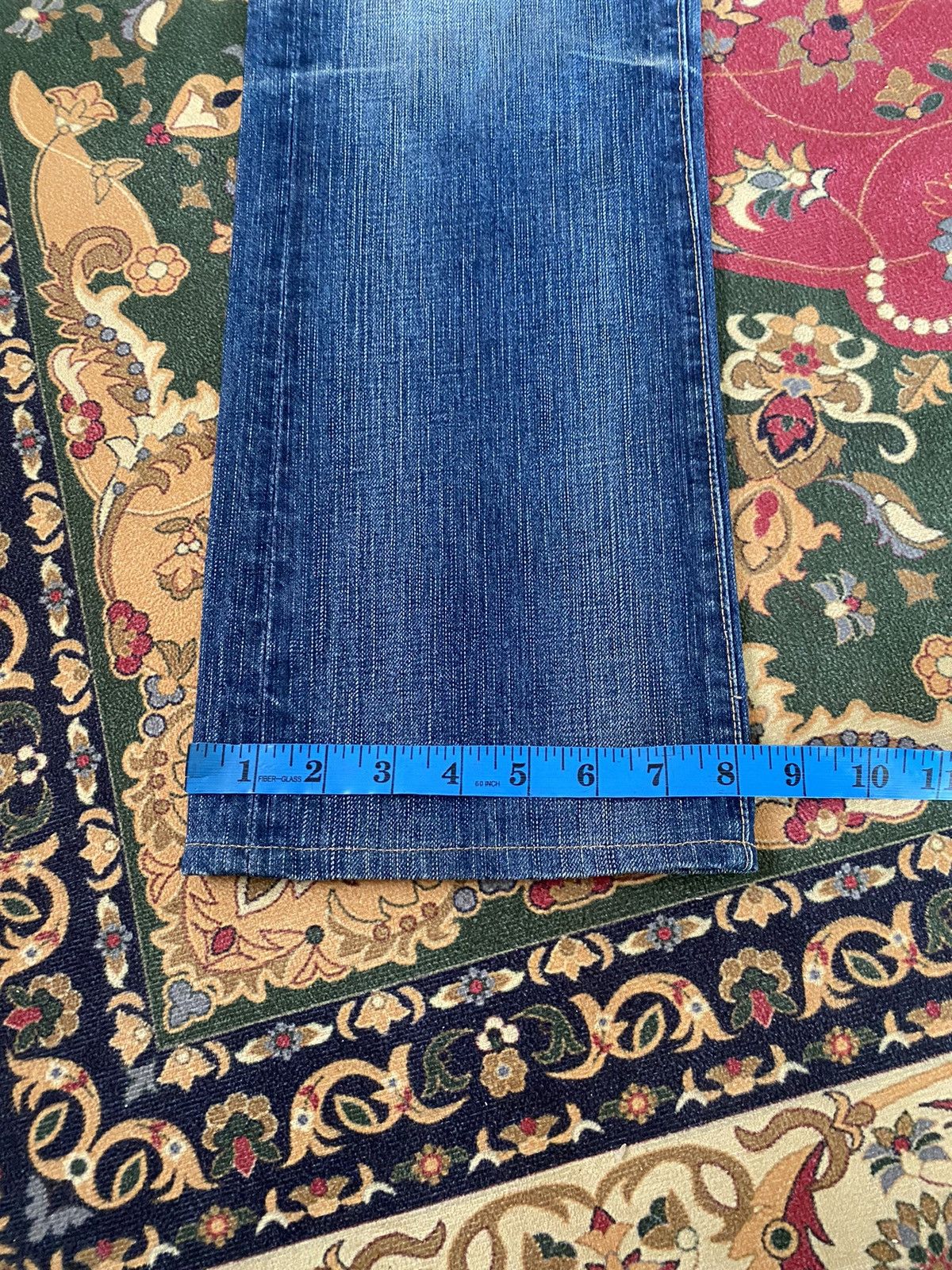 AG Adriano Goldschmied × Vintage 🔥RARE🔥Vintage AG Adriano Goldschmied Blue Faded Jeans Size US 31 - 19 Thumbnail
