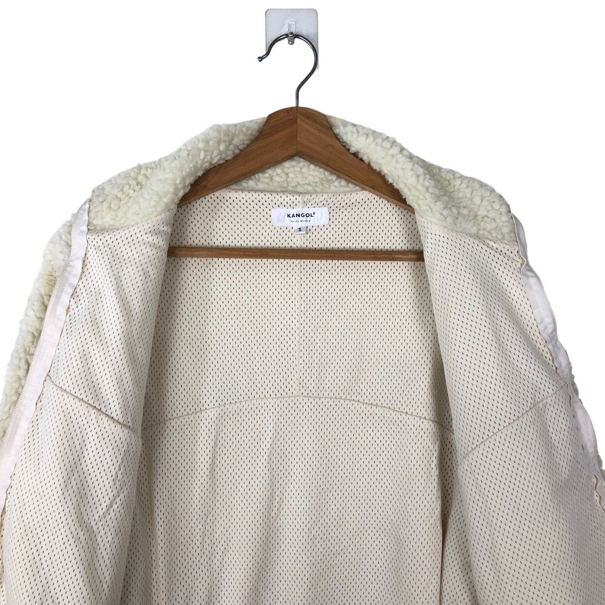 Japanese Brand VINTAGE DIP PILE SHERPA FLEECE JACKET KANGOL USA Size US S / EU 44-46 / 1 - 10 Thumbnail