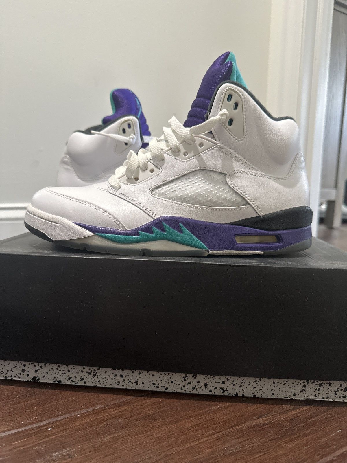 Nike Air Jordan 5 retro grapes Grailed
