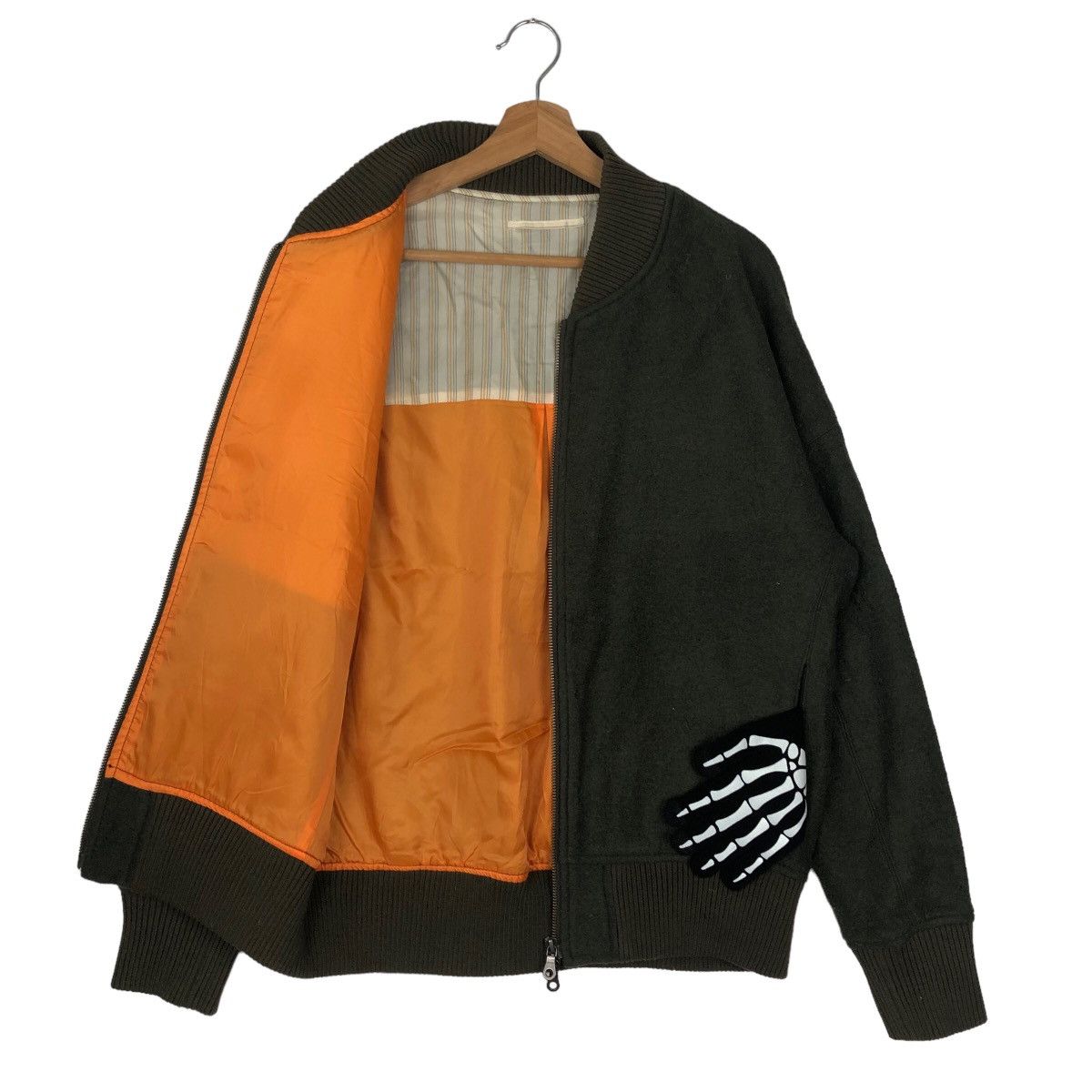 Japanese Brand VINTAGE WOOL BOMBER JACKET BOYCOTT JAPAN ISSEY MIYAKE Size US M / EU 48-50 / 2 - 8 Thumbnail