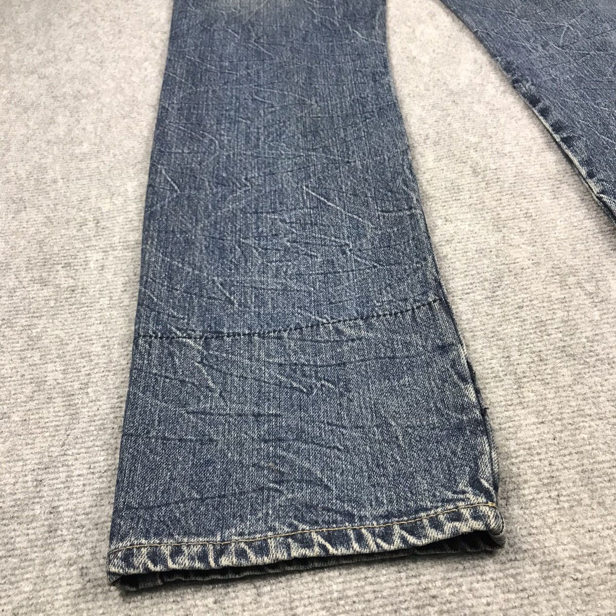 Japanese Brand DOUBLE WAIST DENIM JAPANESE STYLE DENIM PANTS Size US 31 - 13 Thumbnail