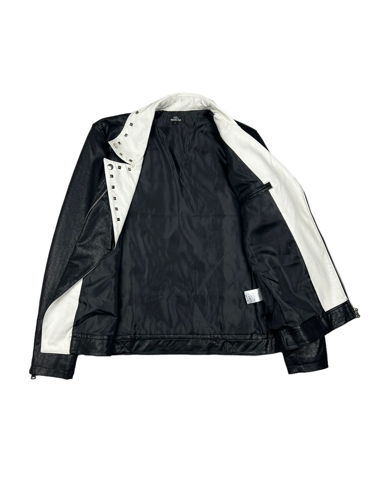 BERNINGS SHO Bernings Sho Studded Double Collar Faux Leather Jacket Size US S / EU 44-46 / 1 - 11 Thumbnail