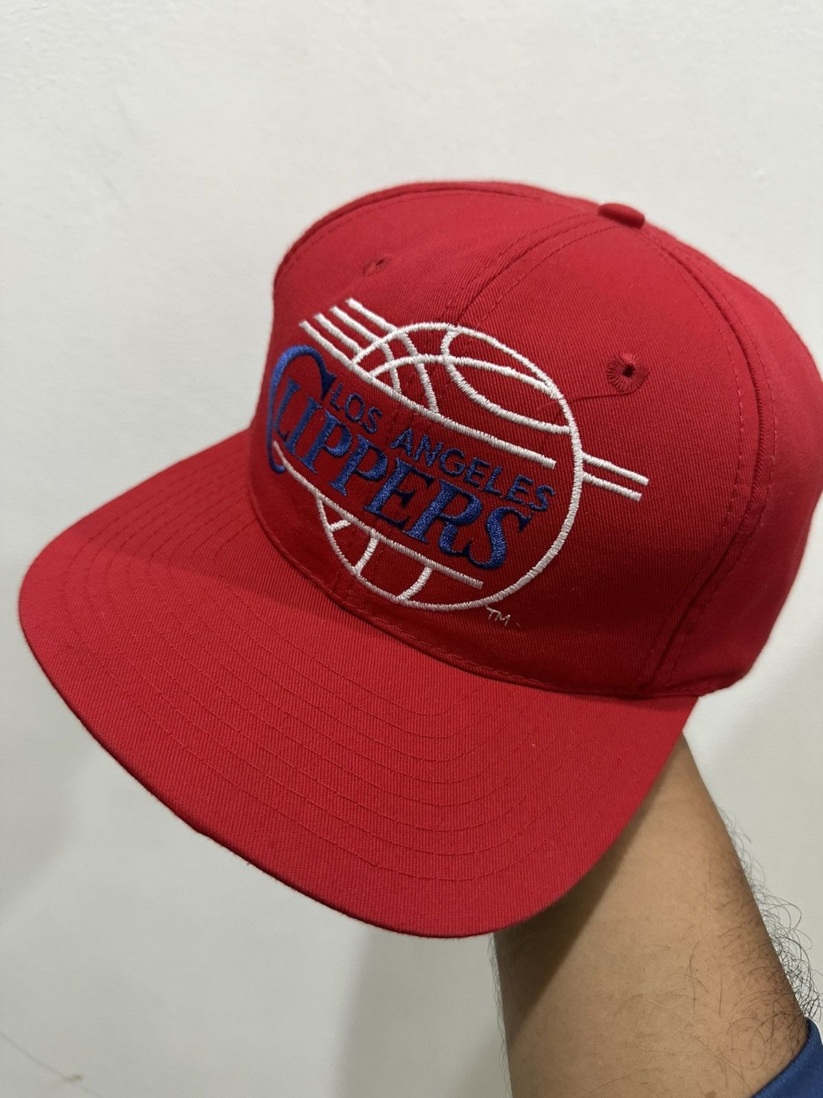 image of NBA x Twins 90’S Los Angeles Clippers Twins Snapback in Red, Men's