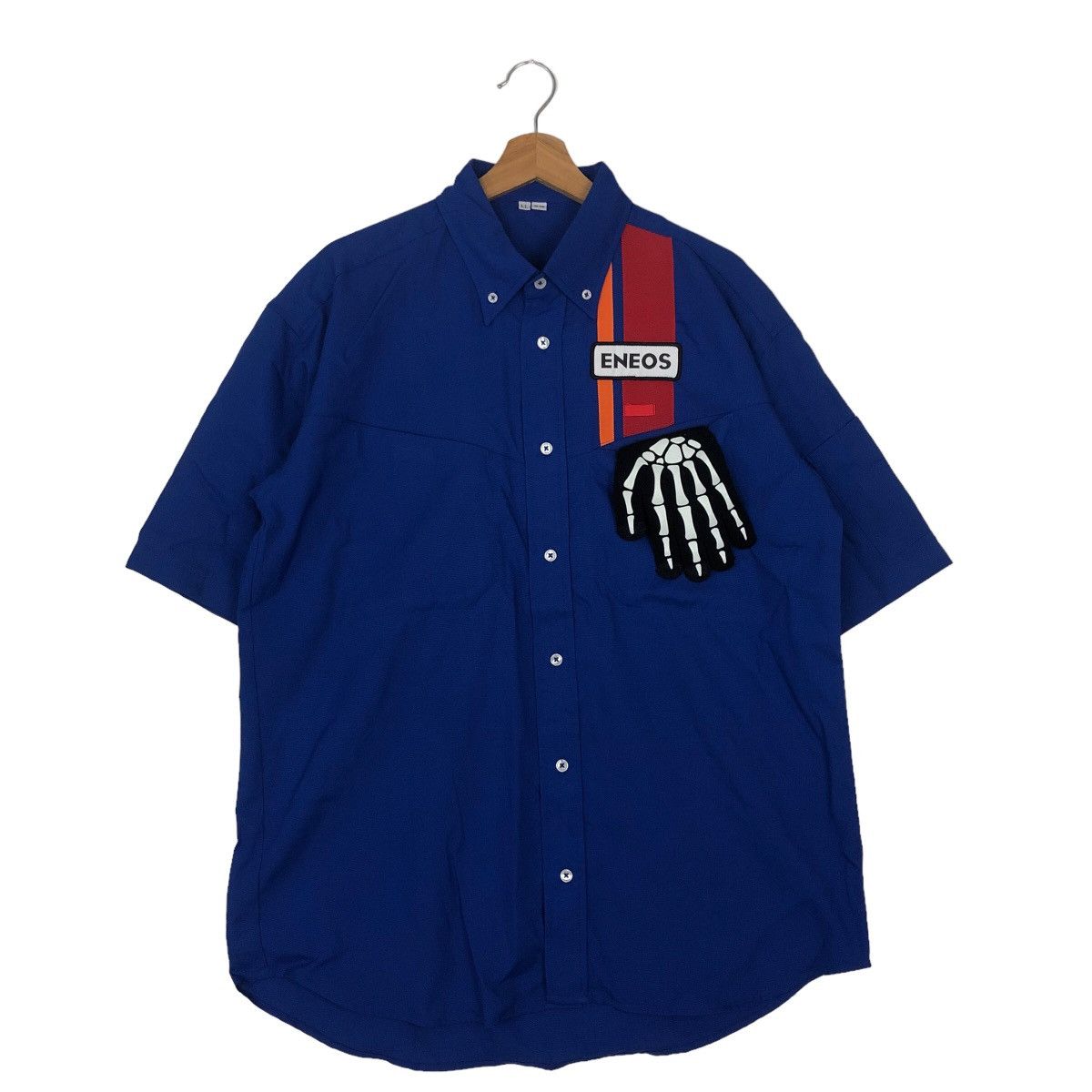 Japanese Brand VINTAGE WORK SHIRT ENEOS BIG LOGO Size US M / EU 48-50 / 2 - 1 Thumbnail