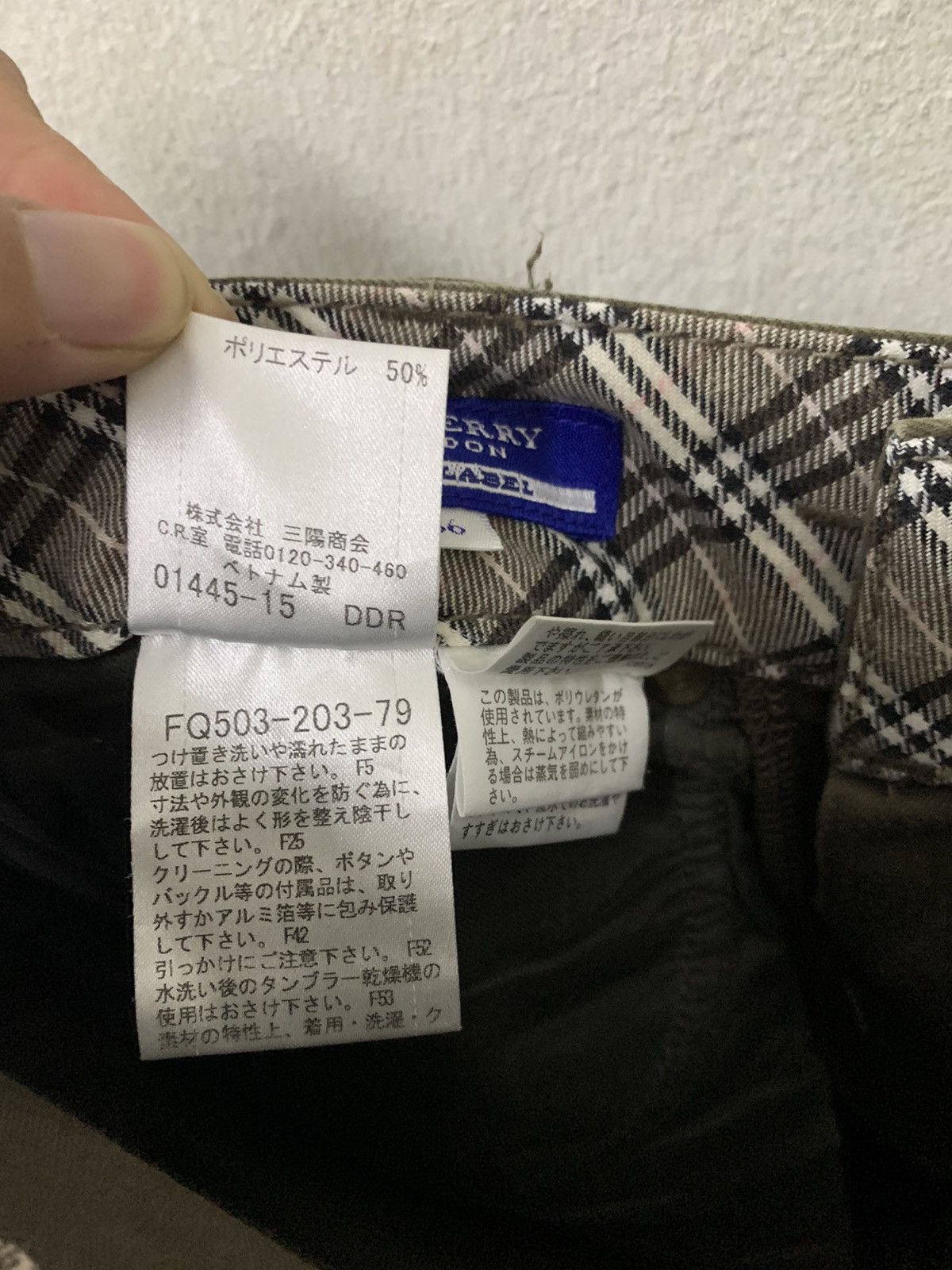 Burberry Burberry Multi Pocket Cargo Pants Skinny Flare Blue Label Size 27" / US 4 / IT 40 - 11 Thumbnail