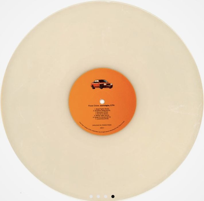 Frank Ocean Nostalgia Ultra Frank Ocean Limited White Vinyl Import Grailed