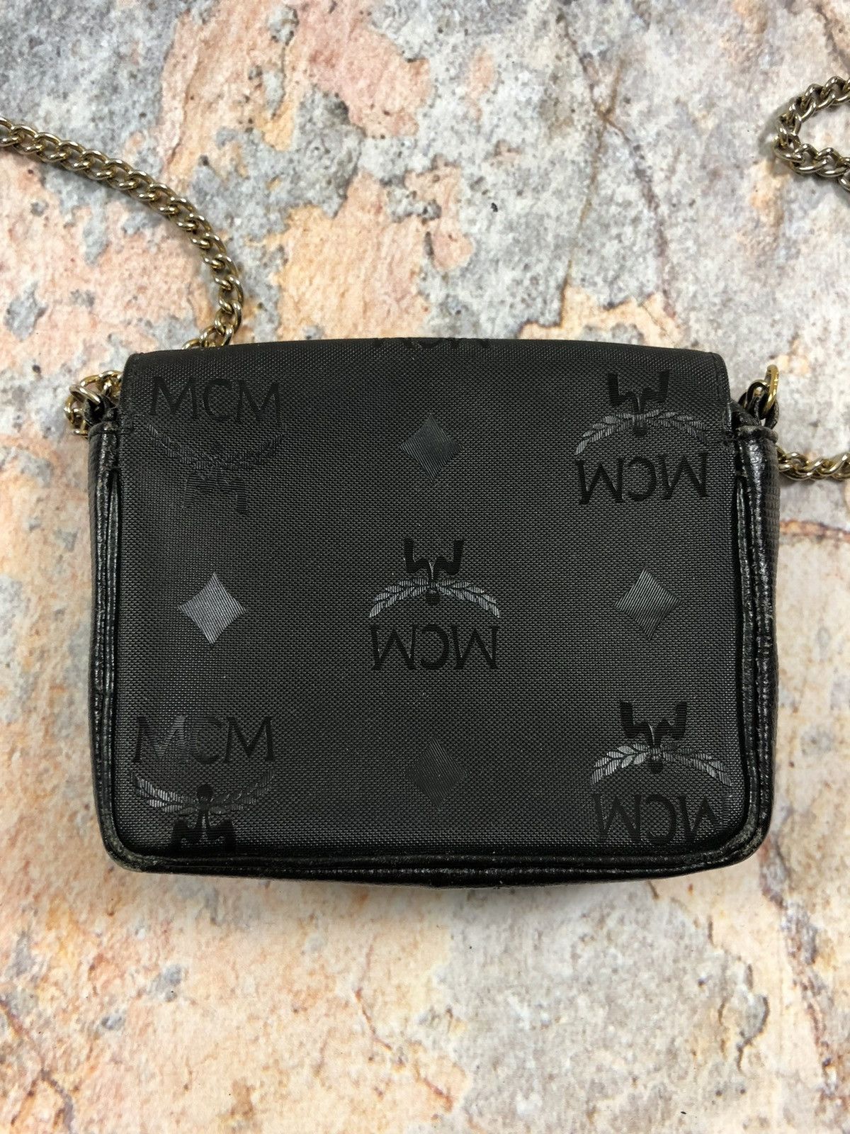 MCM × Vintage MCM chain mini bag Size ONE SIZE - 6 Thumbnail