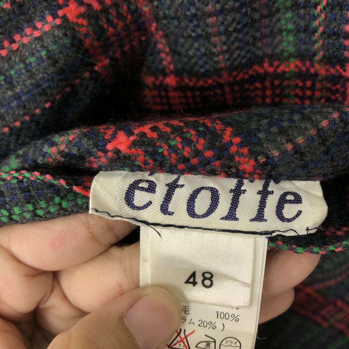 Japanese Brand VINTAGE REVERSIBLE WOOL BOMBER JACKET OTEFFE ISSEY MIYAKE Size US M / EU 48-50 / 2 - 15 Thumbnail