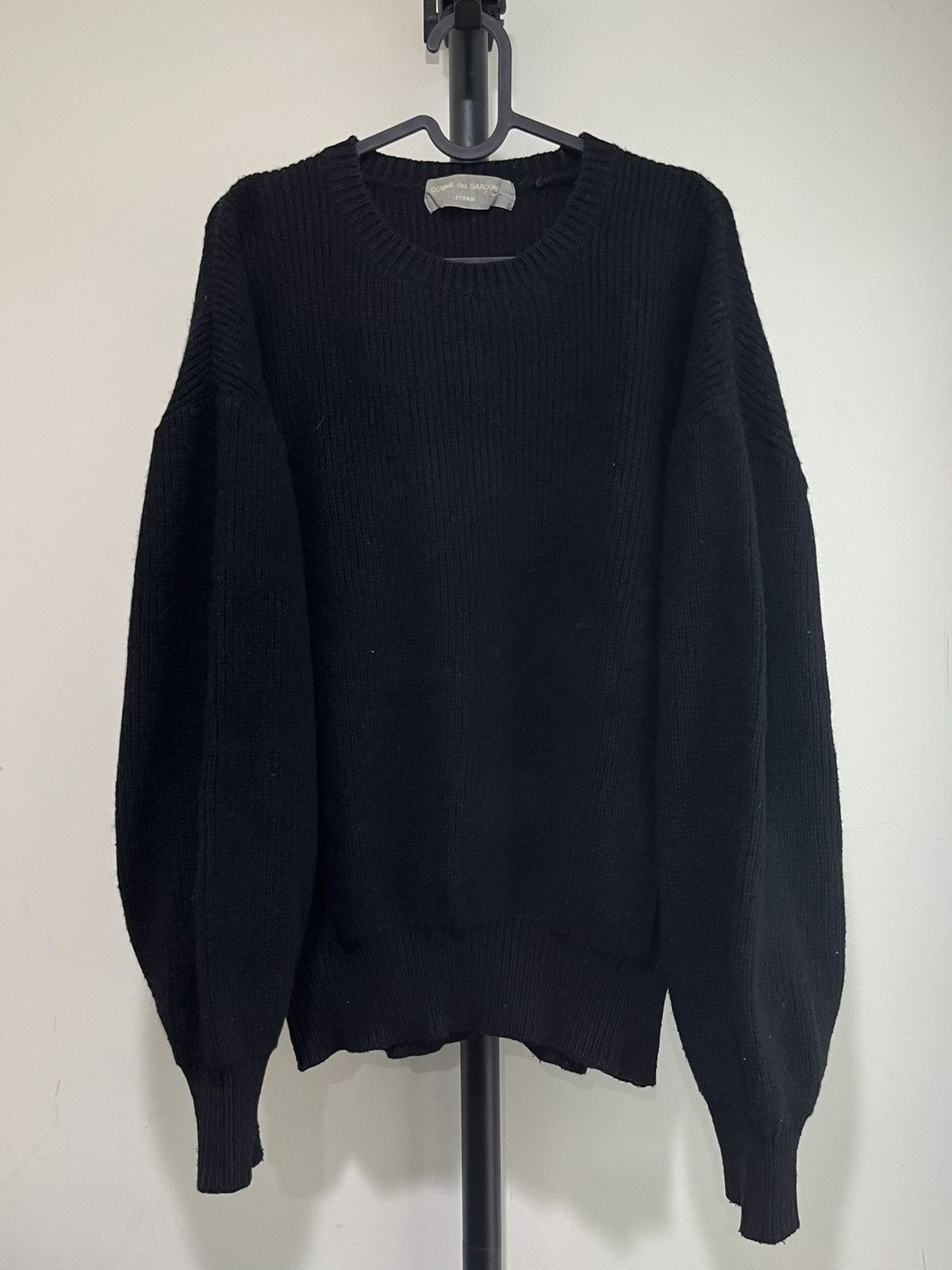 Comme des Garcons × Comme des Garcons Homme × Comme des Garcons Homme Plus COMME des GARCONS Logo Sweater Knit Size US XL / EU 56 / 4 - 2 Thumbnail