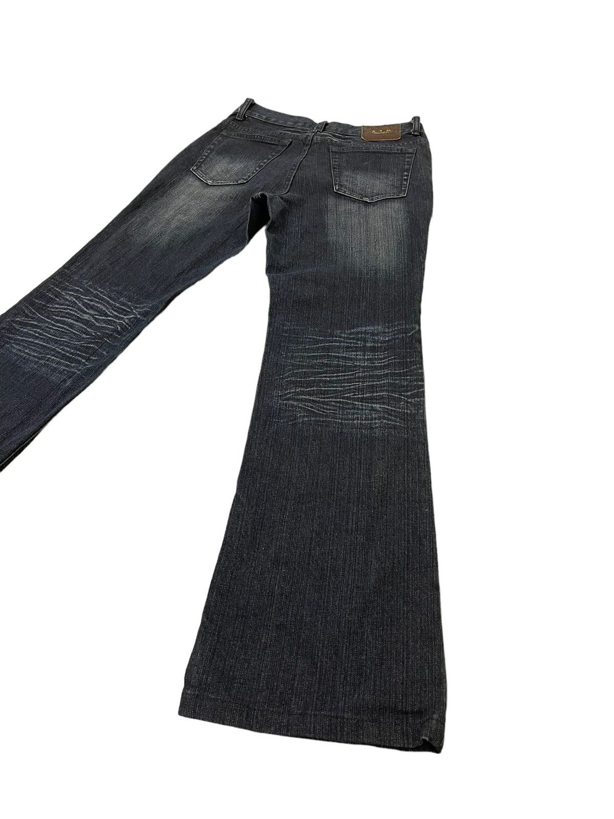 Japanese Brand Flare Jeans A.S.M Clawmark Stretch Boot Cut 5🟦8 Size US 29 - 12 Thumbnail