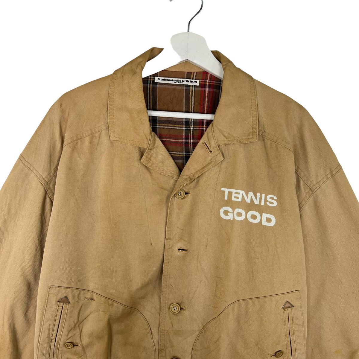 Japanese Brand 🔥 MADEMOISESELLE NON NON TENNIS GOOD BUTYON BOMBER JACKET Size US M / EU 48-50 / 2 - 4 Thumbnail
