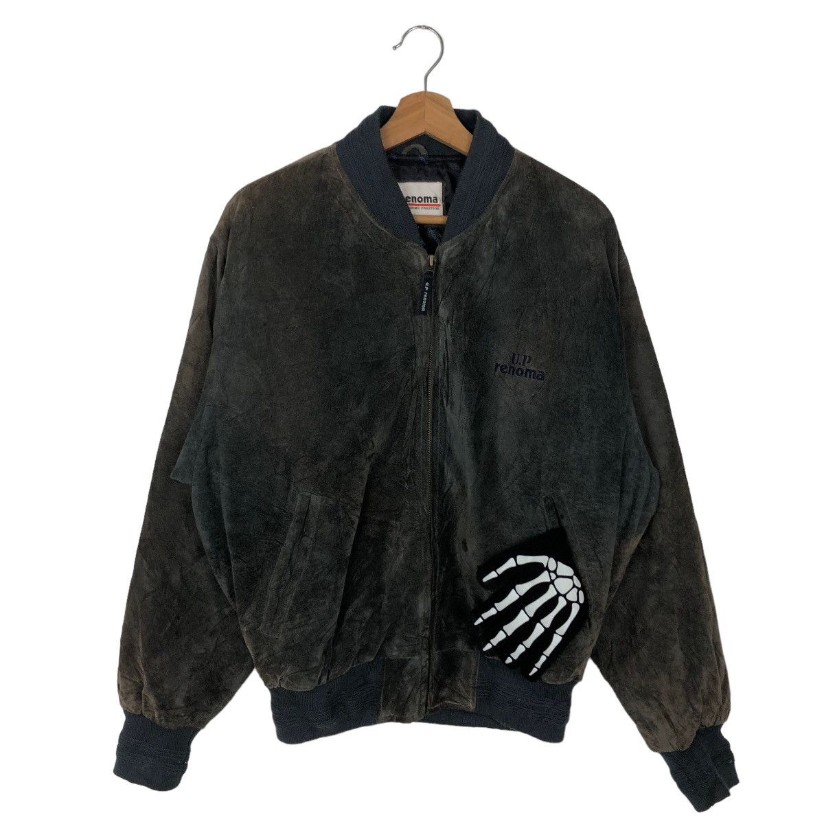 Genuine Leather VINTAGE GENUINE LEATHER BOMBER JACKET UP RENOMA JAPAN Size US M / EU 48-50 / 2 - 2 Thumbnail