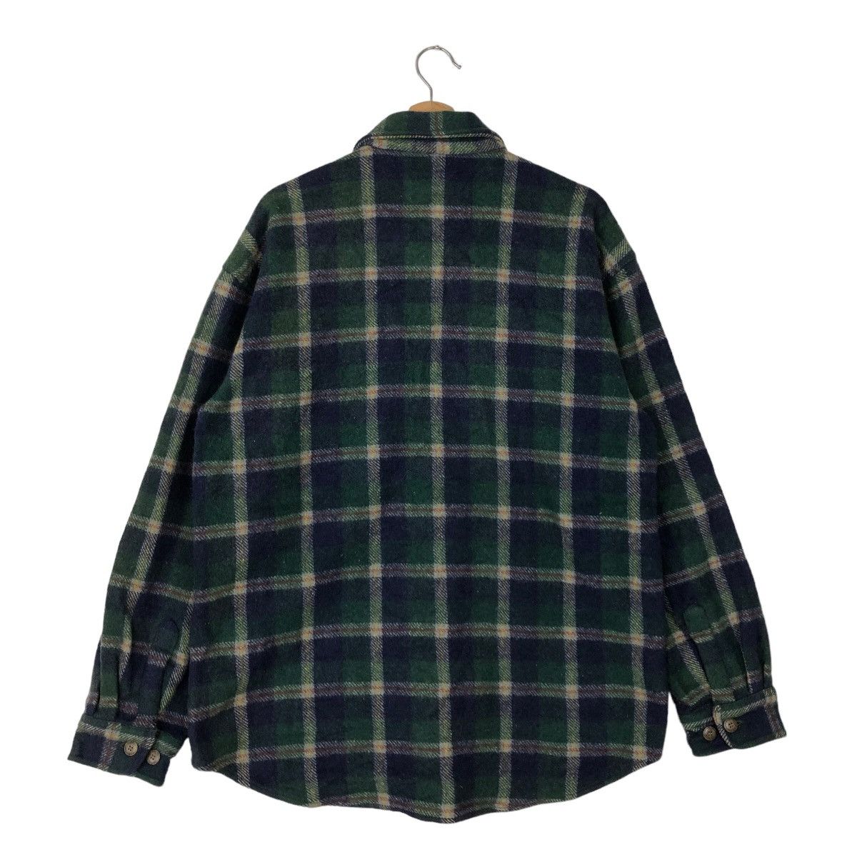 Flannel VINTAGE FLANNEL WOOL JACKET TARTAN DESIGN MILAGOSTA JAPAN Size US L / EU 52-54 / 3 - 7 Thumbnail