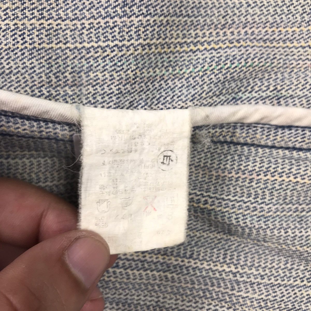 Blue Blue Japan × Japanese Brand DENIM JAPANESE BUTTON UP JACKET Size US L / EU 52-54 / 3 - 15 Thumbnail