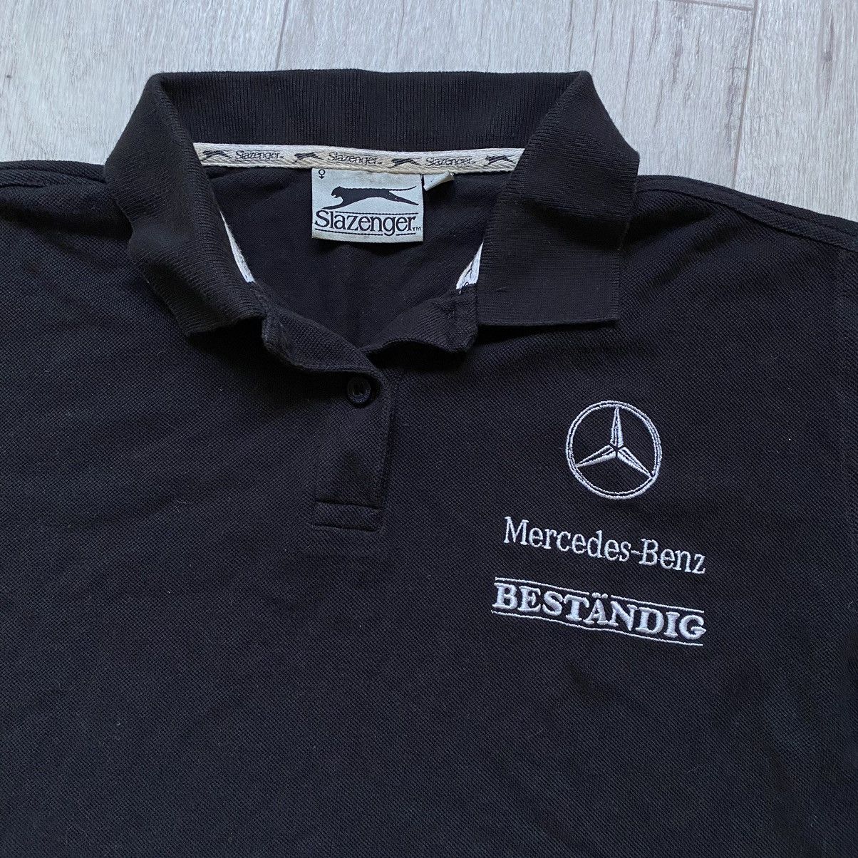 Mercedes-Benz VINTAGE SLAZINGER MERCEDES BENZ POLO T SHIRT Size US M / EU 48-50 / 2 - 2 Thumbnail