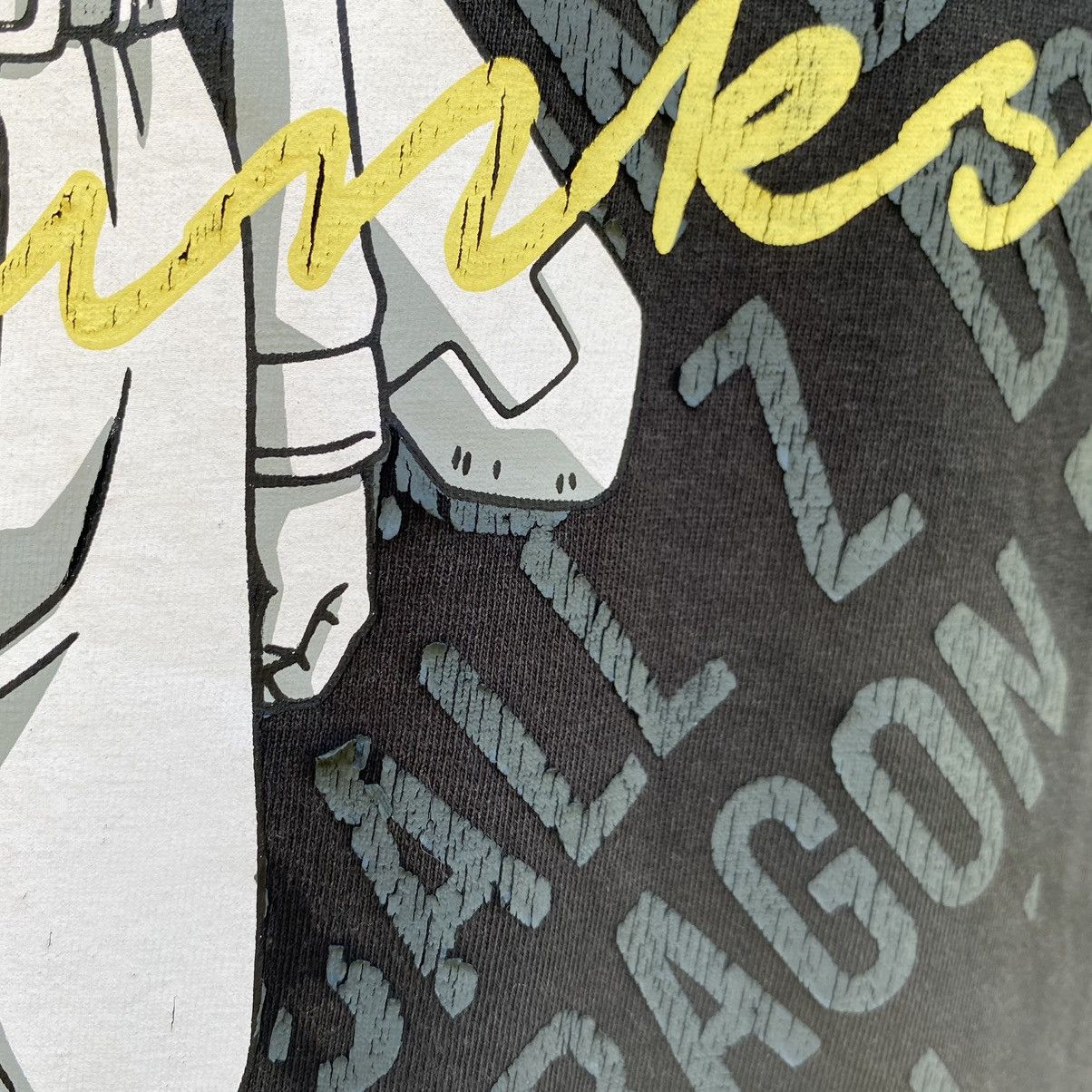 Anime Thrashed Faded Trunks Dragon Ball Anime ERD GRUNGE Tee Size US M / EU 48-50 / 2 - 9 Thumbnail