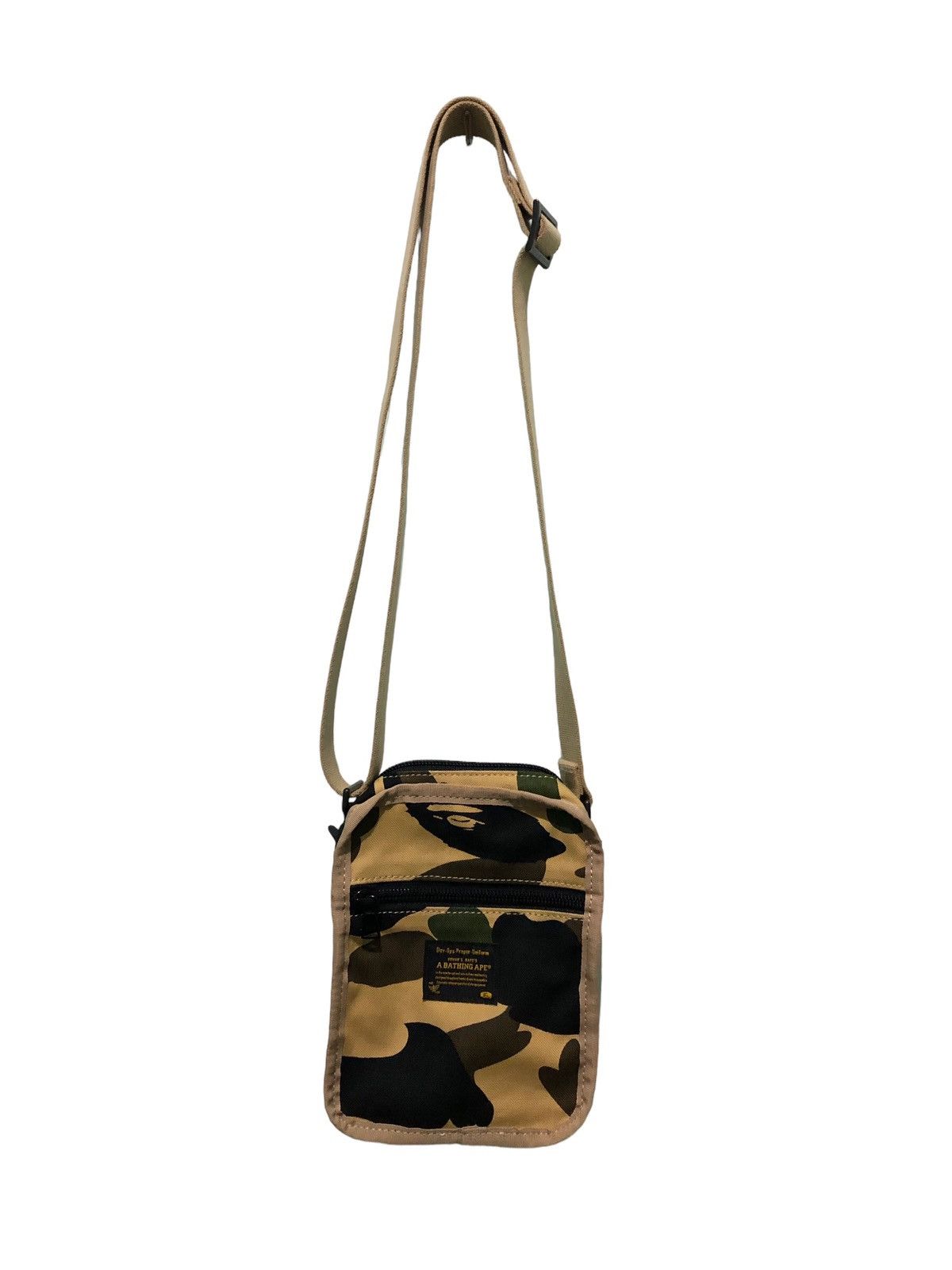image of Bape Sling Bag First Camo in Brown Camo, Men's