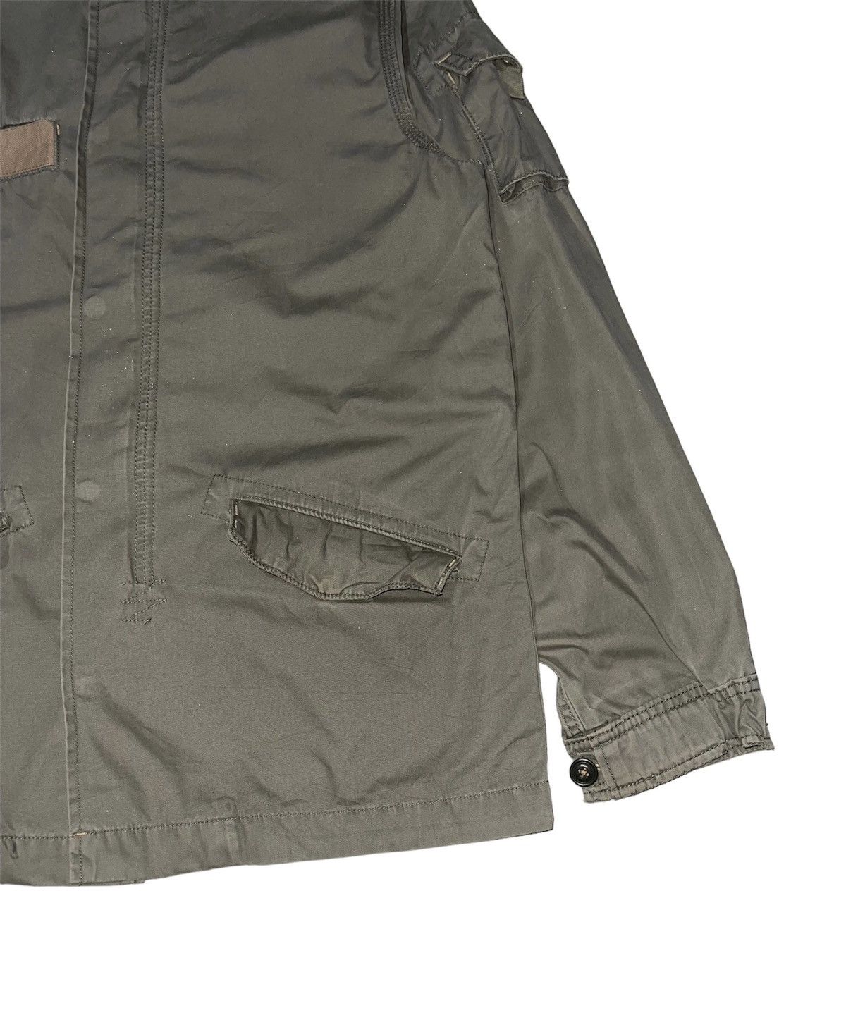 Gap × Vintage Y2k Military Gap Snap Button Zipper Jacket Size US M / EU 48-50 / 2 - 8 Thumbnail