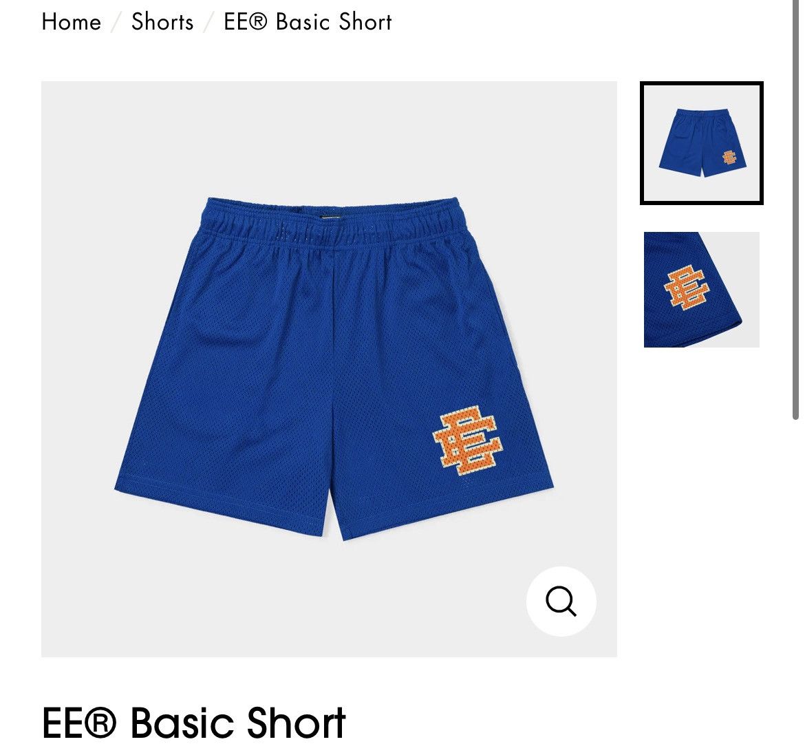 Eric Emanuel EE Basic Short Maroon/Yellow/Orange