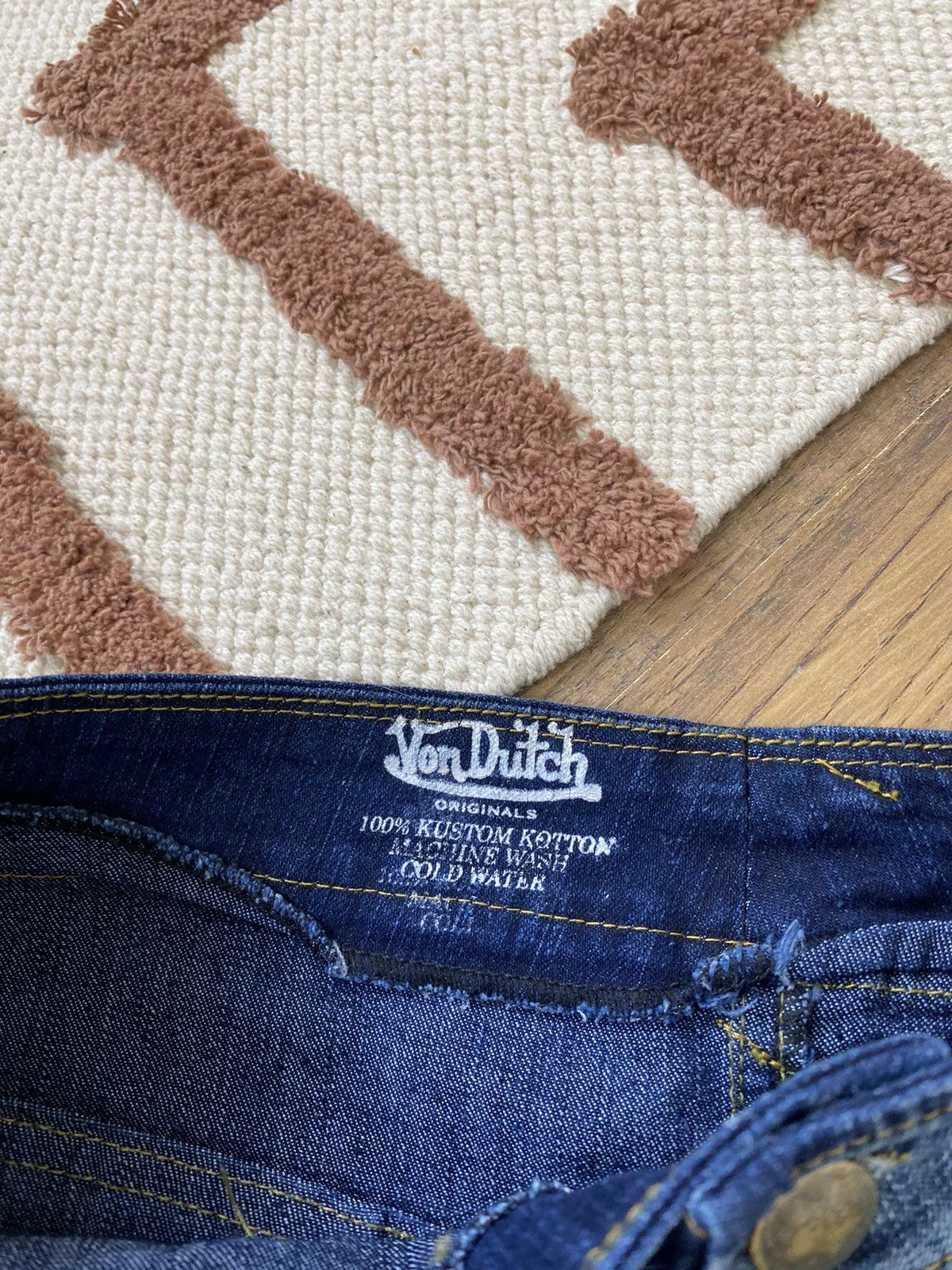 Von Dutch VINTAGE RARE VON DUTCH PLEATED PRINTED MISI SKIRT Size 32" / US 10 / IT 46 - 7 Thumbnail