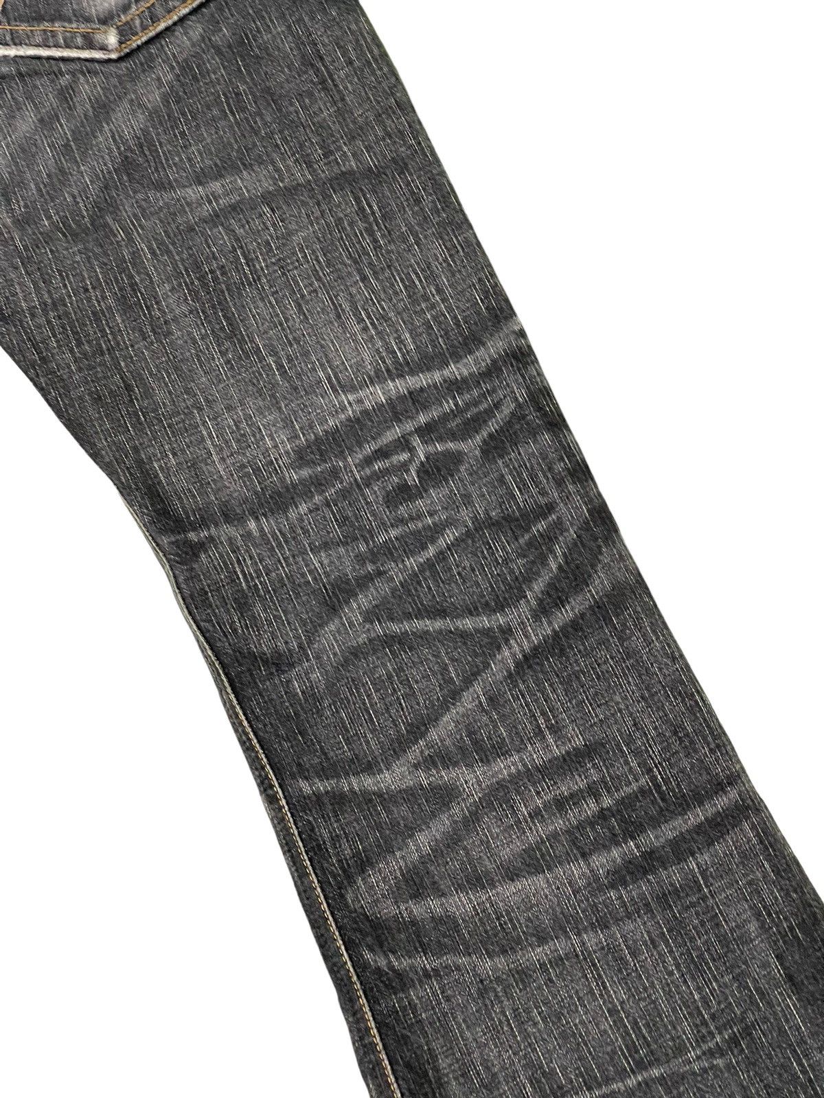 Japanese Brand Flare Jeans Edwin Japan Distress Acid Wash Boot Cut 5🟦7T Size US 30 / EU 46 - 18 Thumbnail