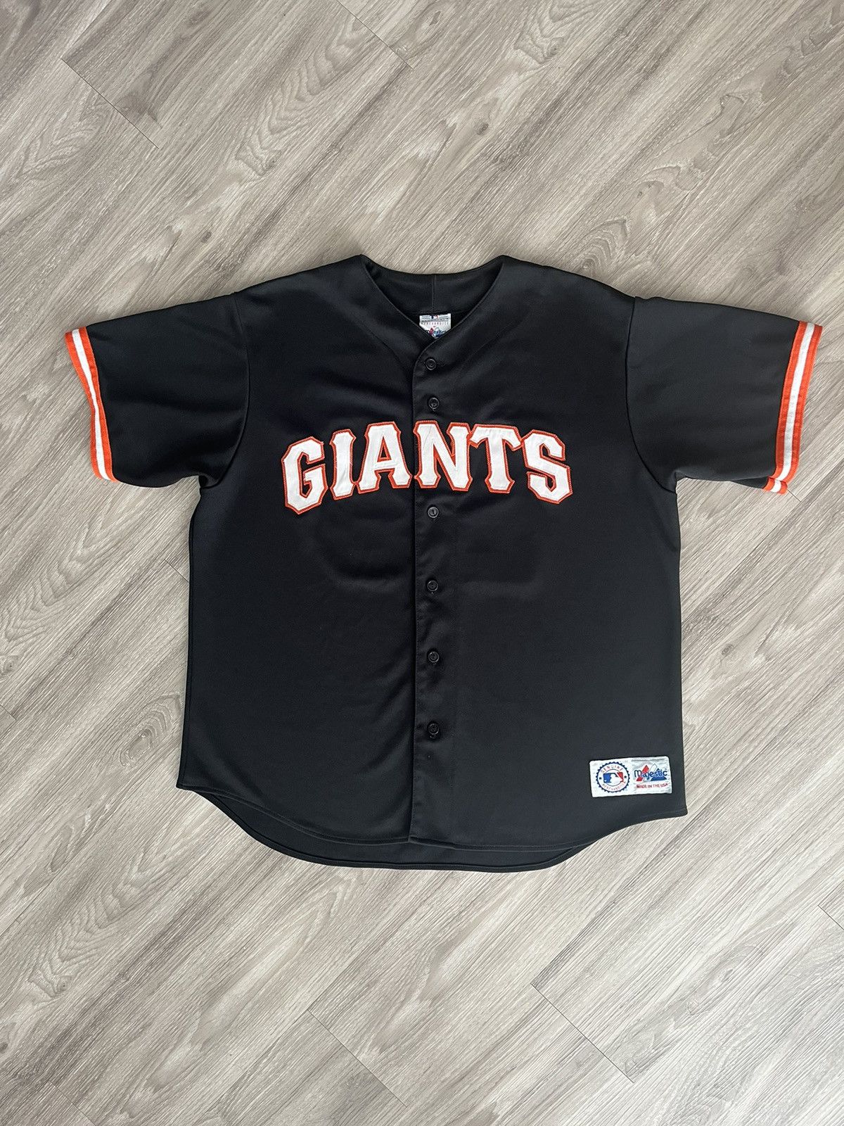 Vintage #25 BARRY BONDS San Francisco Giants MLB Majestic Jersey