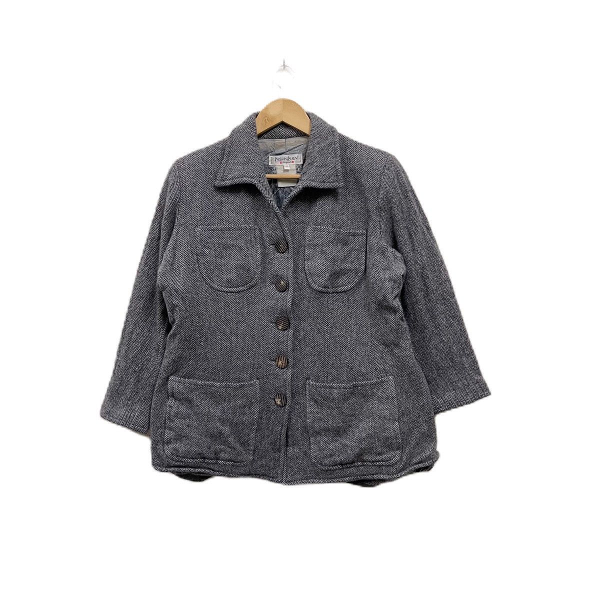 本人デザイン 80s イヴサンローランリヴゴーシュ 2Bテーラード