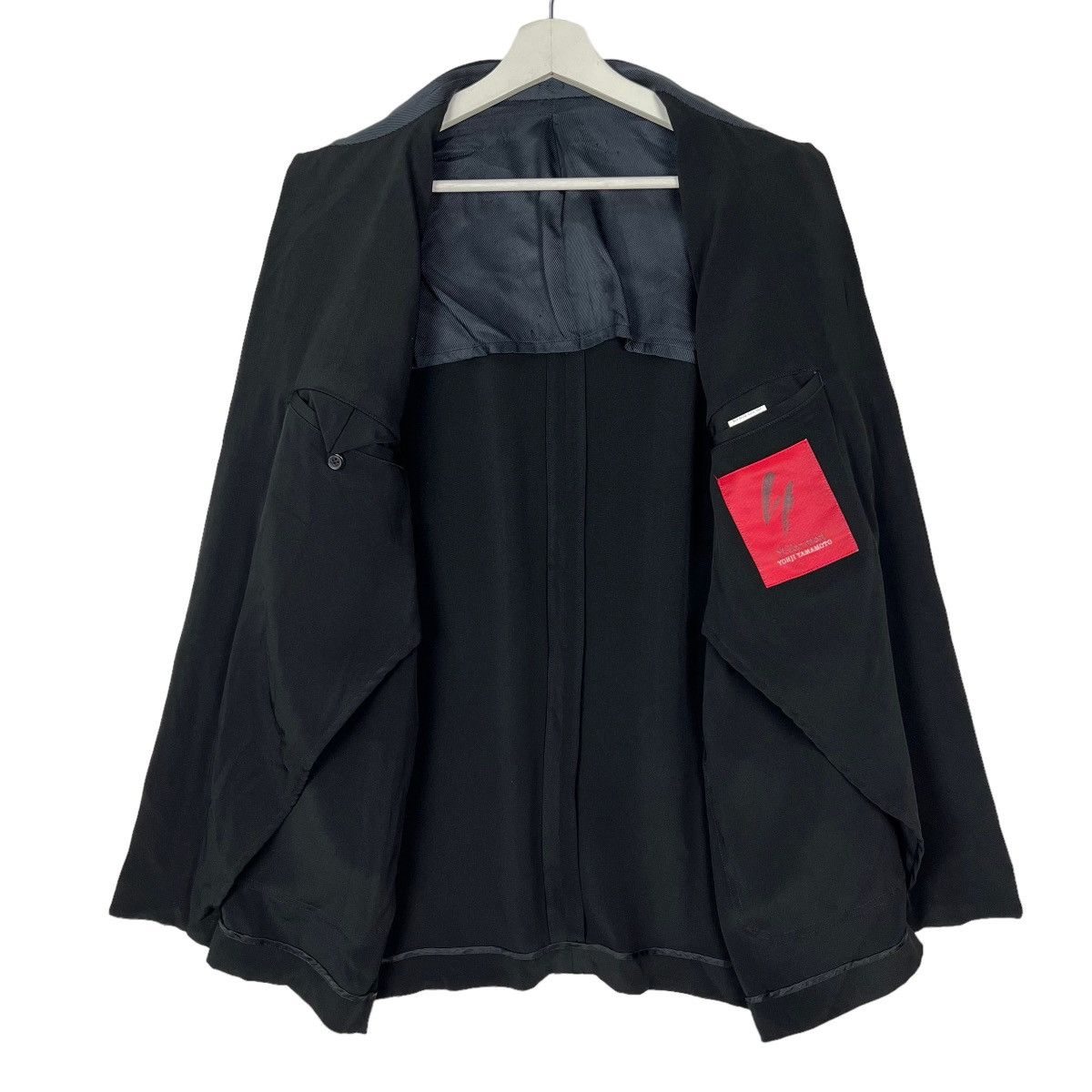 Yohji Yamamoto 💥 YS FOR MEN YOHJI YAMAMOTO SILK MANDARIN JACKET Size US L / EU 52-54 / 3 - 18 Thumbnail