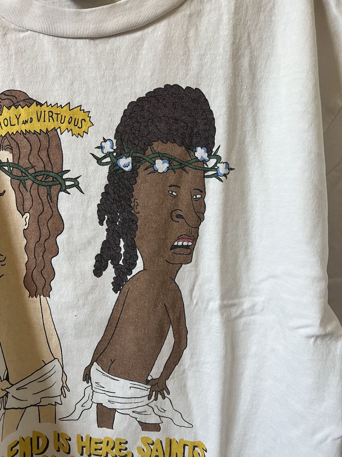 DENIM TEARS × Saint Michael Saint Mxxxxxx Denim Tears Beavis and Butthead Tshirt Size US L / EU 52-54 / 3 - 3 Thumbnail
