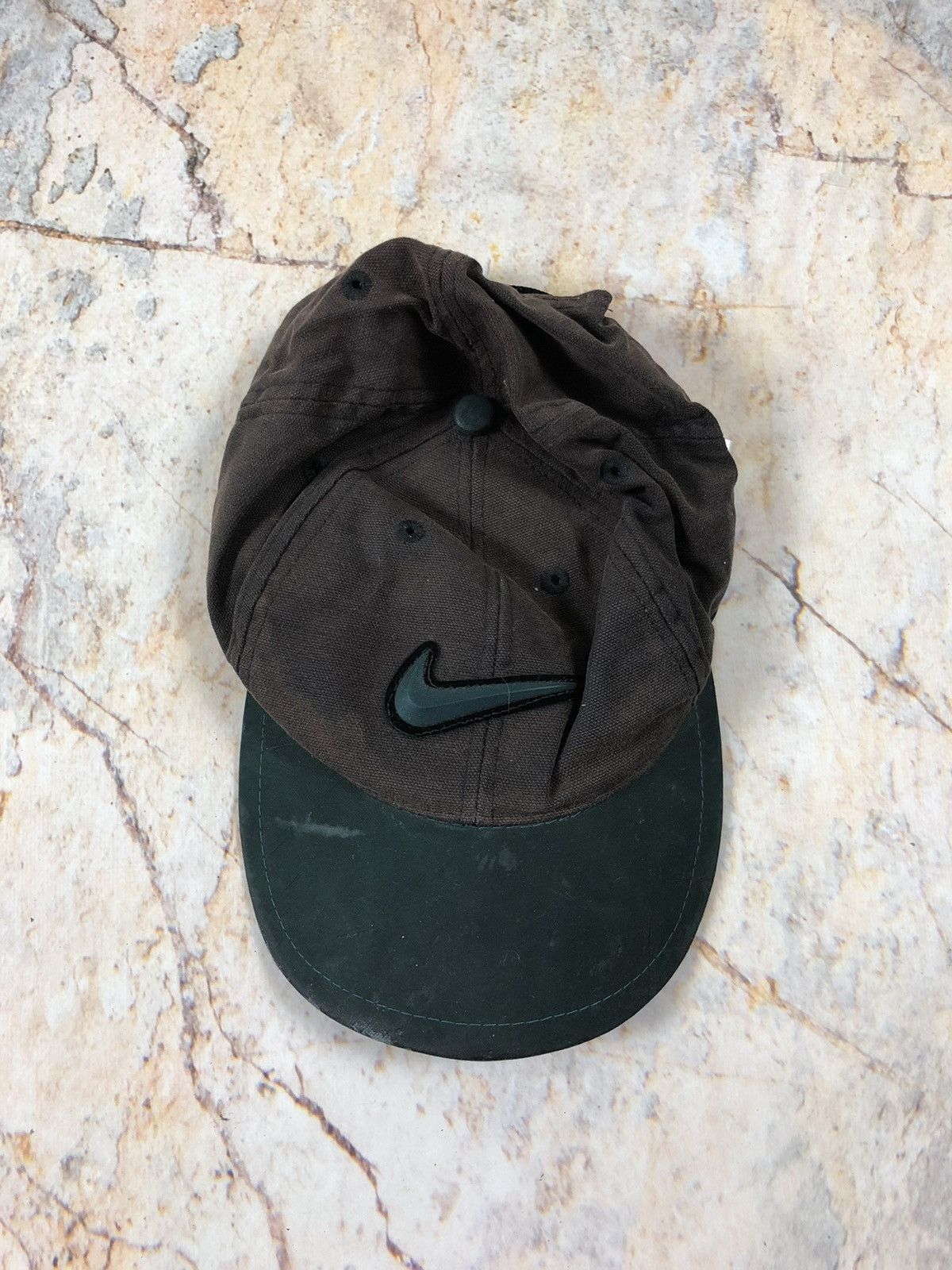 Nike × Vintage Nike vintage big logo rare old hat cap Size ONE SIZE - 1 Thumbnail