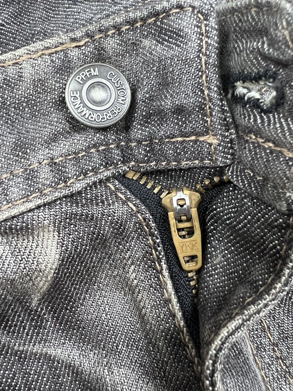 PPFM PPFM Side Zipper Distressed Denim Size US 34 / EU 50 - 12 Thumbnail