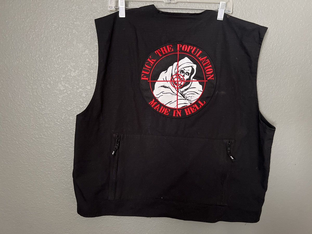 Maillot De Hockey FTP "Made In Hell" - Blanc/bleu/rouge - Taille L - Neuf Avec étiquettes