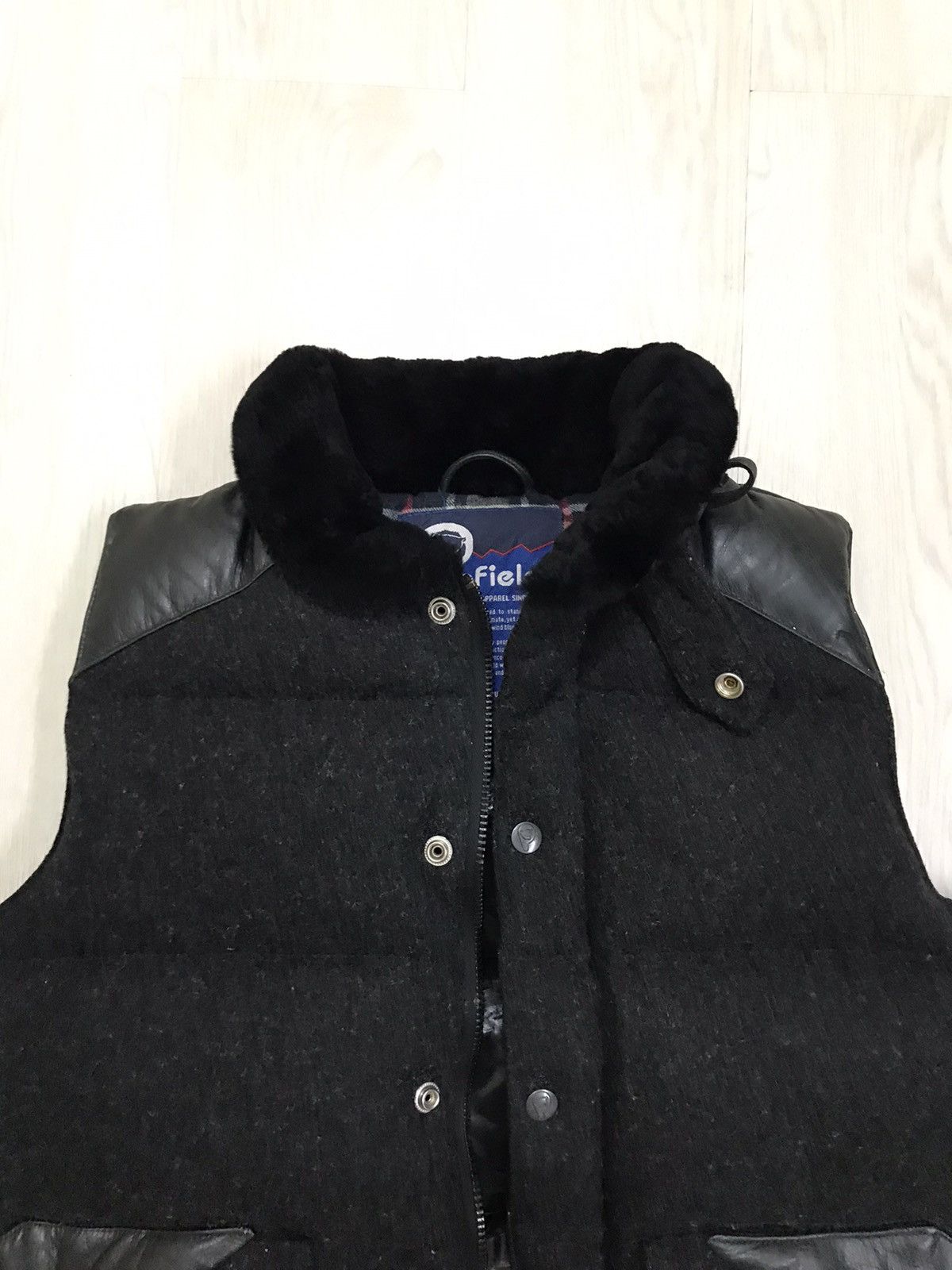 Penfield Penfield Wool Vest Leather Made In USA Size US S / EU 44-46 / 1 - 9 Thumbnail
