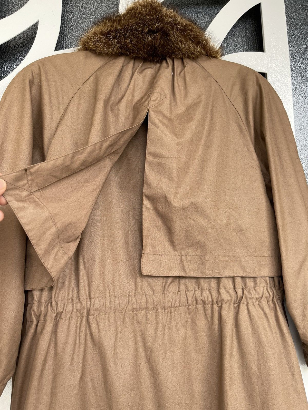 Japanese Brand × Max Mara VINTAGE MAX MARA FAUX FUR COLLAR OVER JACKET Size L / US 10 / IT 46 - 10 Thumbnail