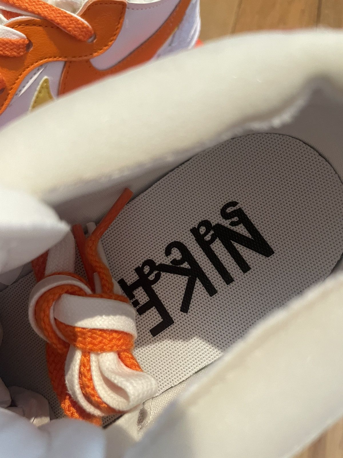 Nike × Sacai Nike Sacai Blazer Low Magma Orange Size US 9 / EU 42 - 9 Thumbnail