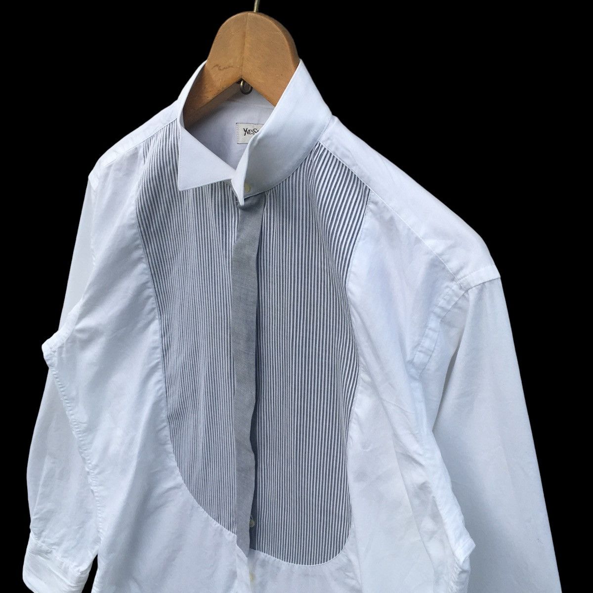 Yves Saint Laurent Vtg Yves Saint Laurent Chemises Tux Button Ups Sz 38 Size US M / EU 48-50 / 2 - 5 Thumbnail