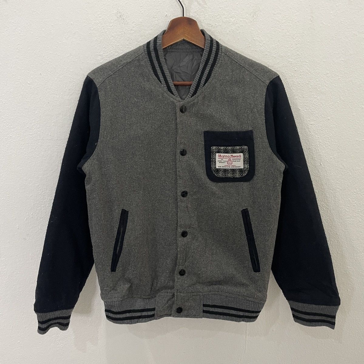 Harris Tweed Vintage Harris Tweed Kids Varsity Jacket Size US XS / EU 42 / 0 - 1 Thumbnail