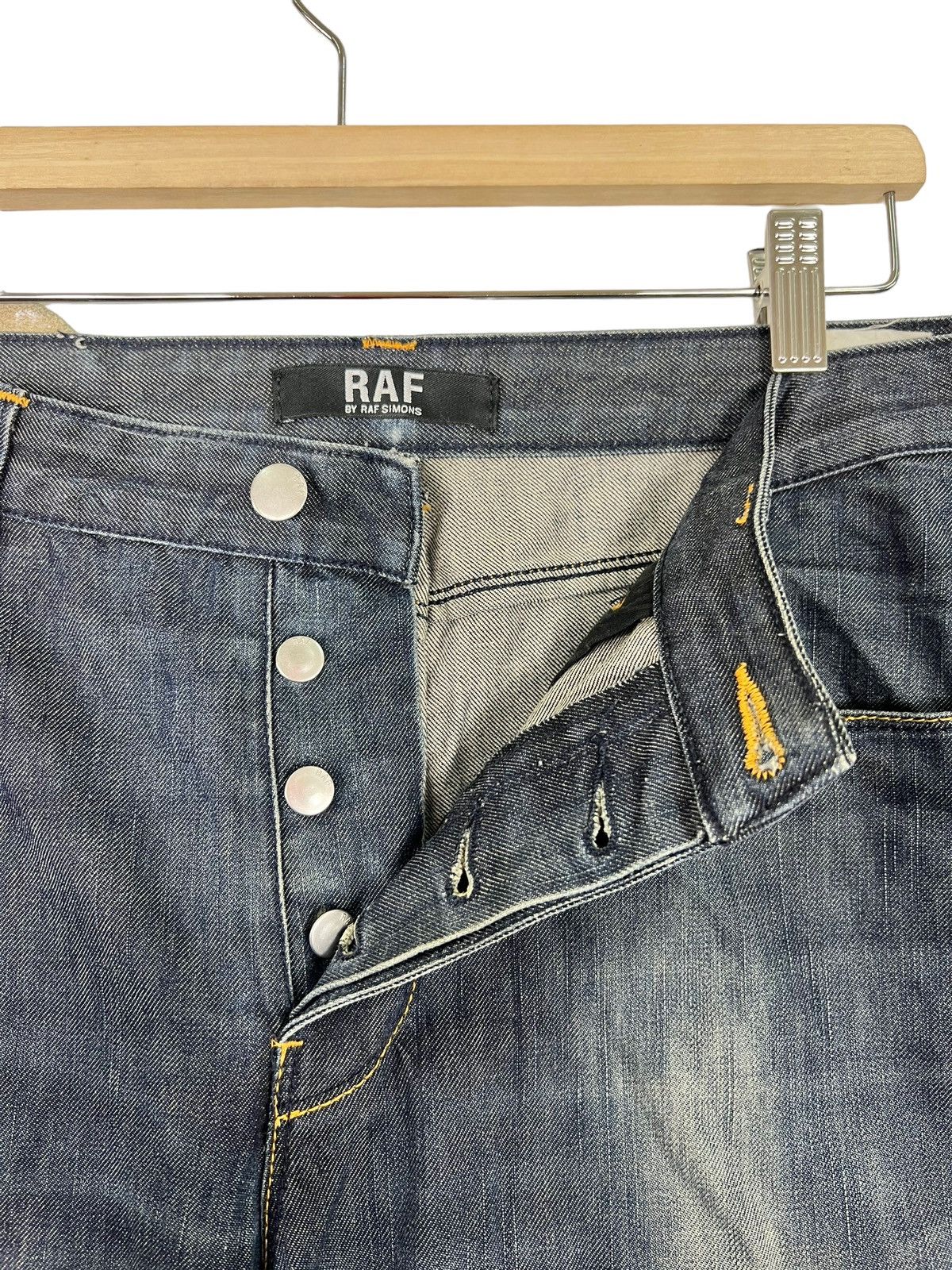 Raf by Raf Simons 💥 RAF BY RAF SIMONS DYED DENIM JEANS MADE IN ITALY Size US 34 / EU 50 - 10 Thumbnail