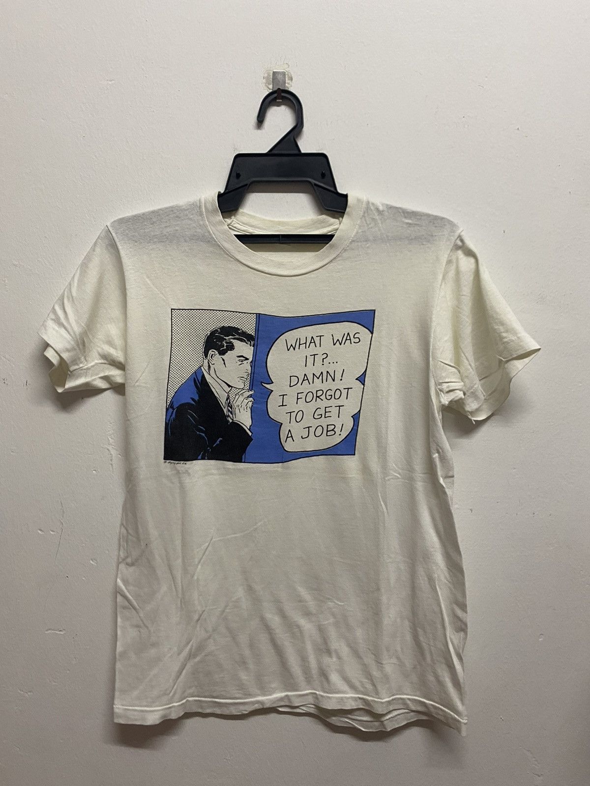 Vintage Vintage 80’s Roy Lichtenstein Flying Fish Englewood Pop Art Size US M / EU 48-50 / 2 - 1 Thumbnail