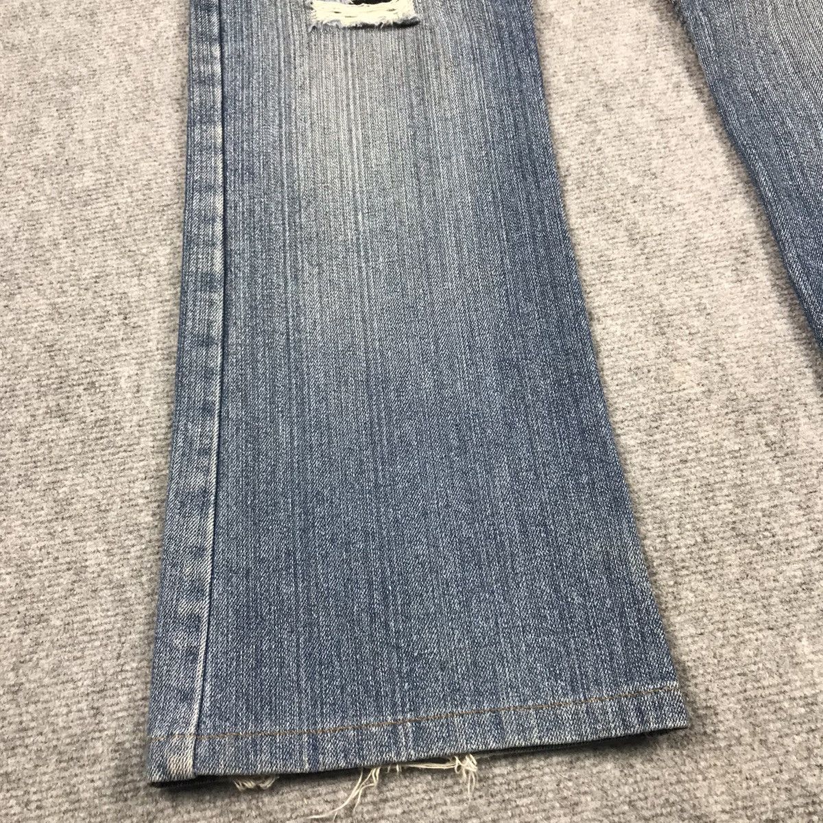 Other FLARE JENAS😈NYLAUS JEANS RIPPED DISTRESSED BOOTCUT PANTS Size US 30 / EU 46 - 3 Thumbnail