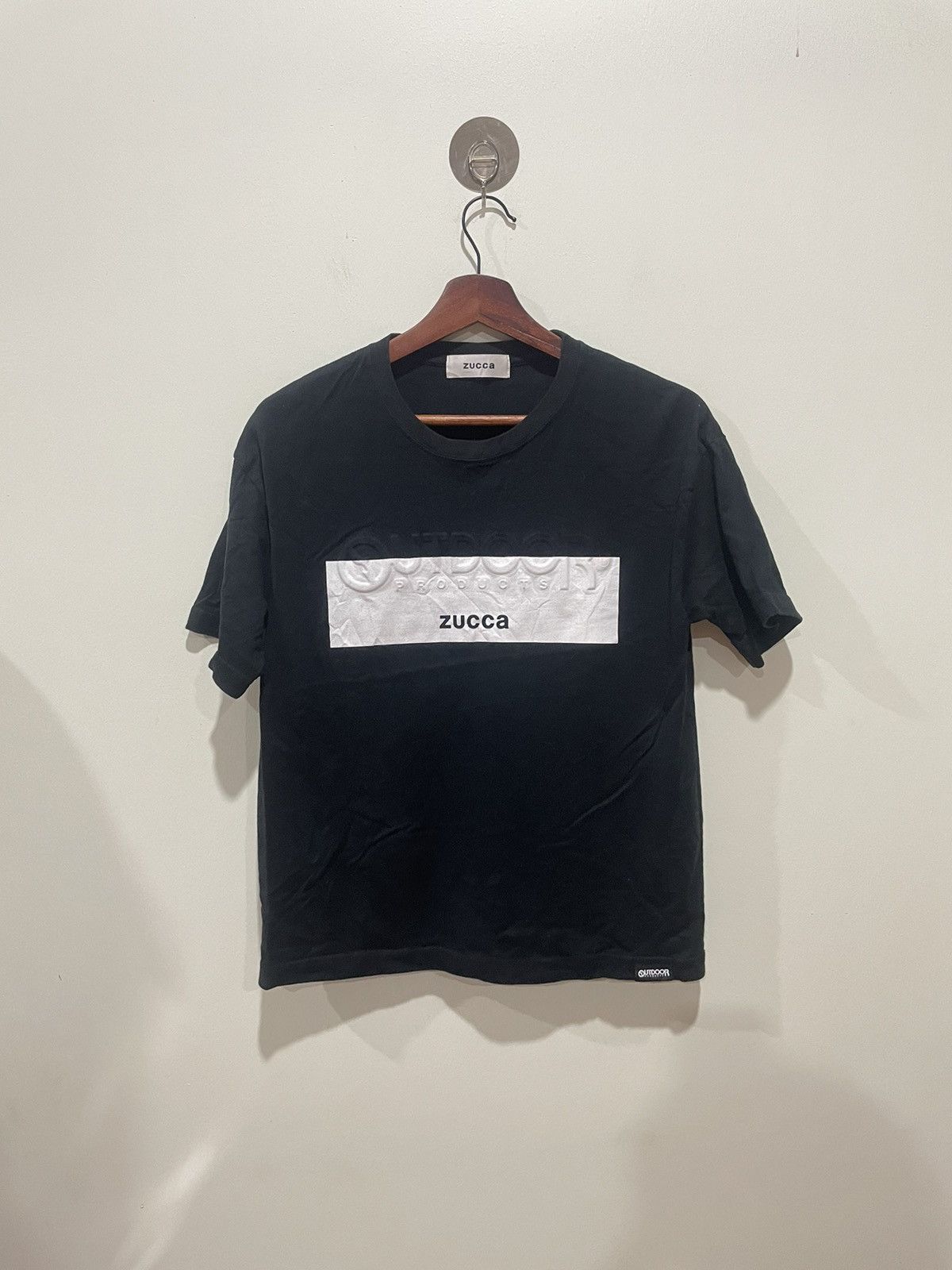 image of Outdoor Products x Zucca Outdoor Short Sleeve Tshirt in Black, Men's (Size Medium)