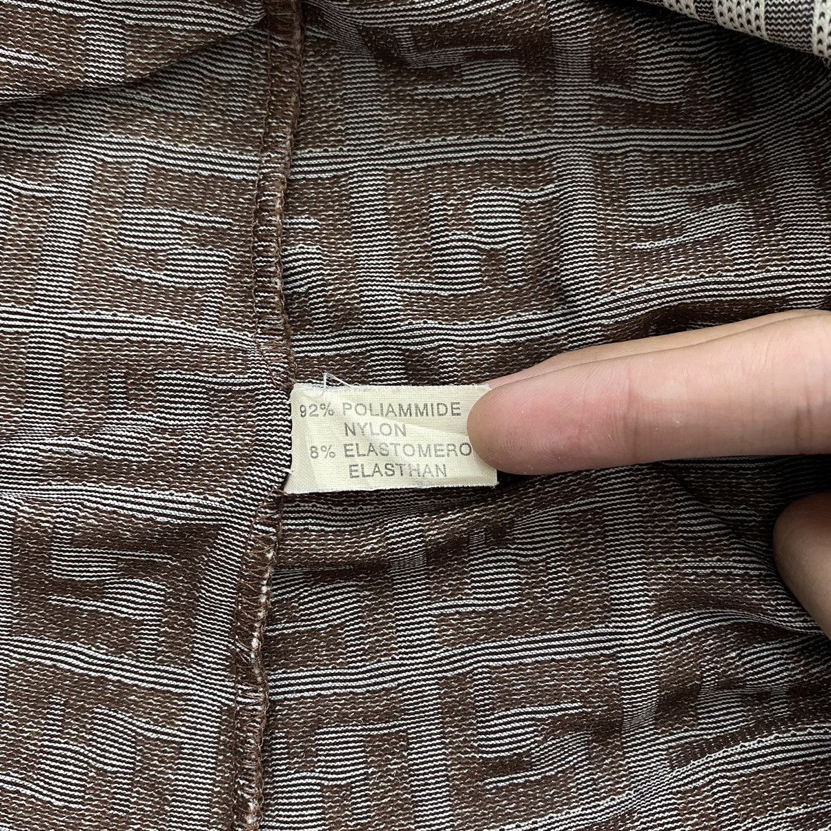 Fendi Vintage FENDI MARE Italy Brand Monogram Grey Skirt Size 30" / US 8 / IT 44 - 5 Thumbnail