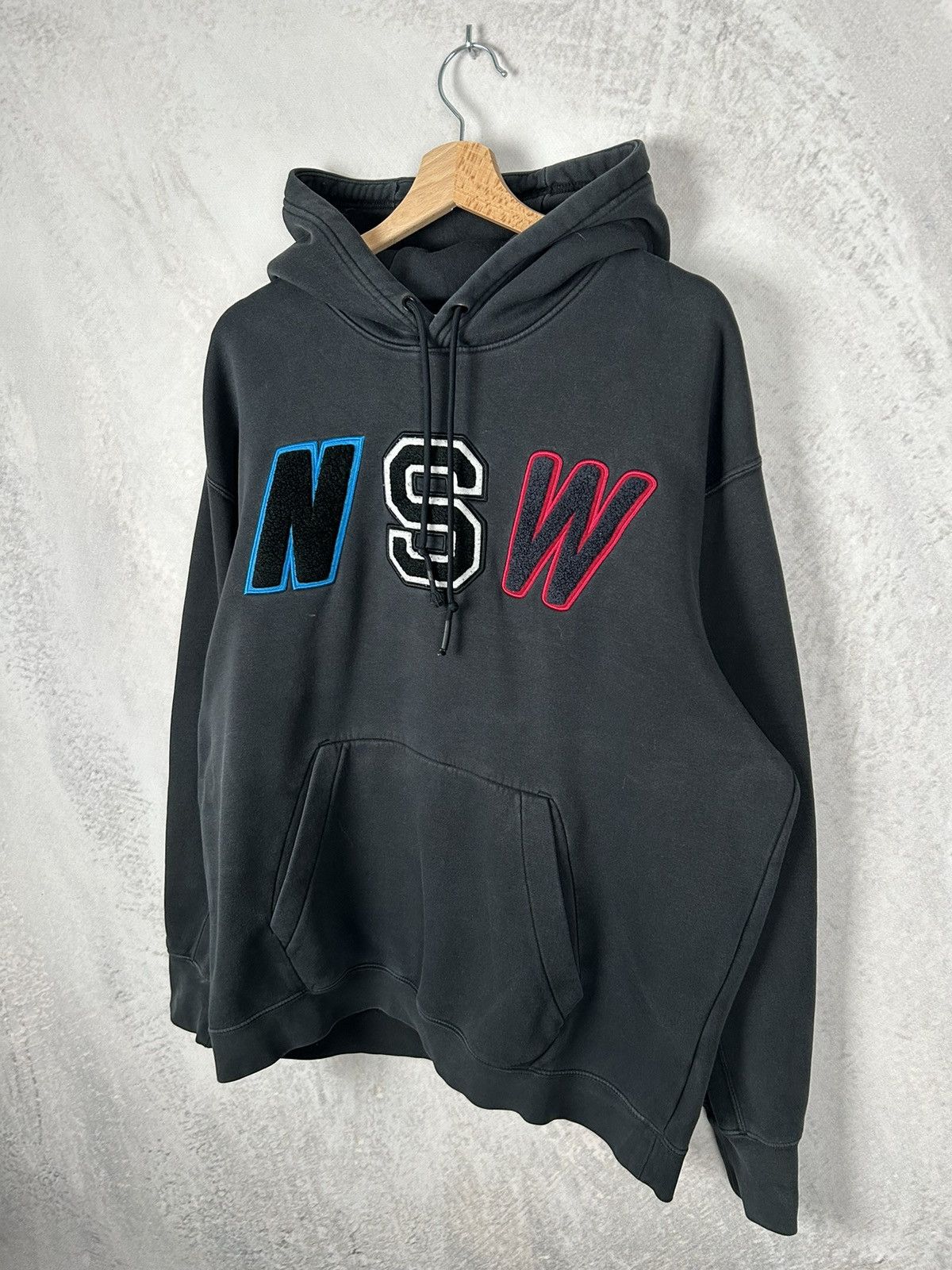 Nike Streetwear Vintage Nike NSW Spellout Logo Hoodie Swetashirt Retro Racing Grailed