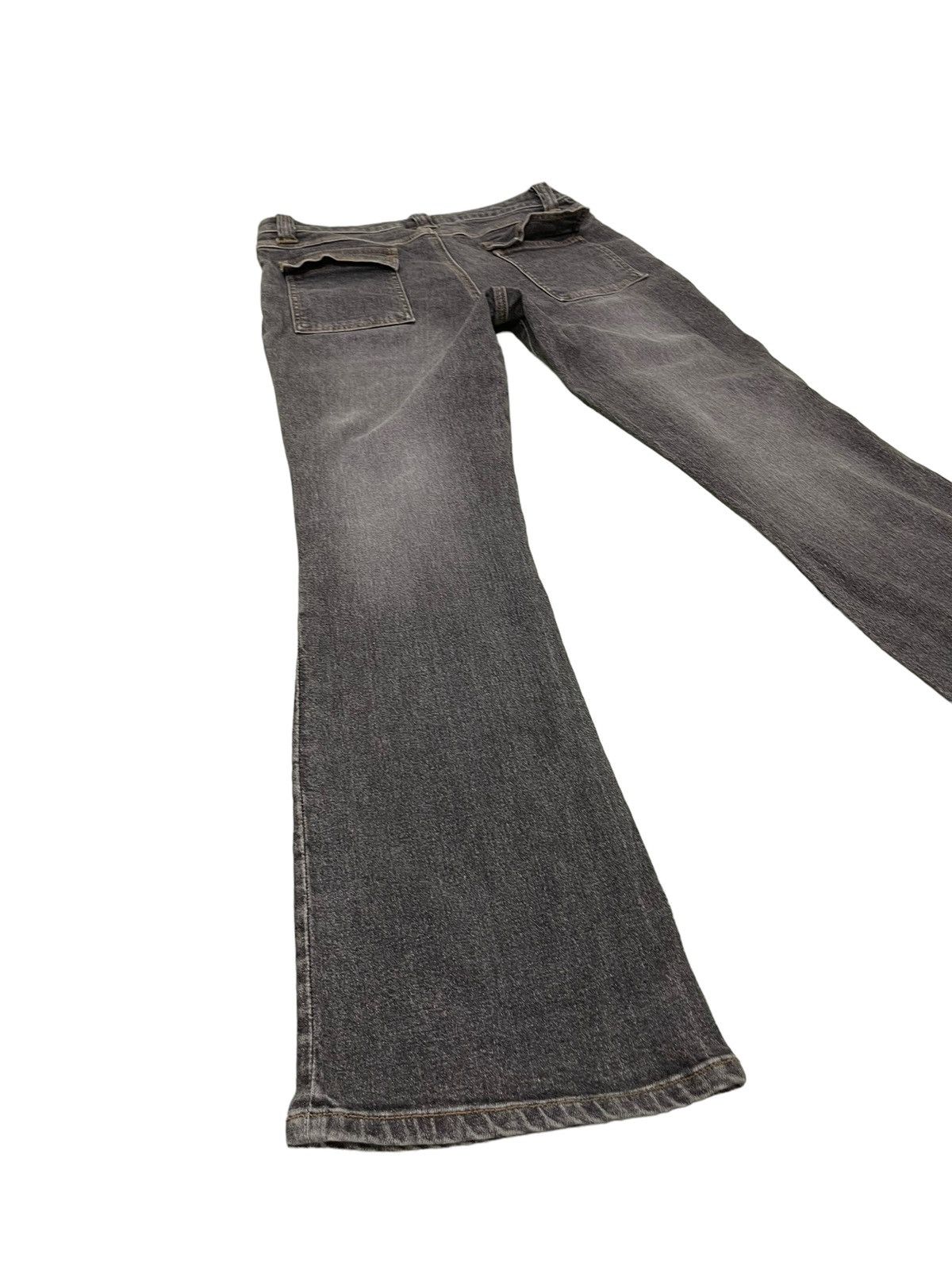 Japanese Brand Flare Skinny Jeans Daily Topic Distres Stretch Boot Cut 6🟦1 Size US 31 - 12 Thumbnail